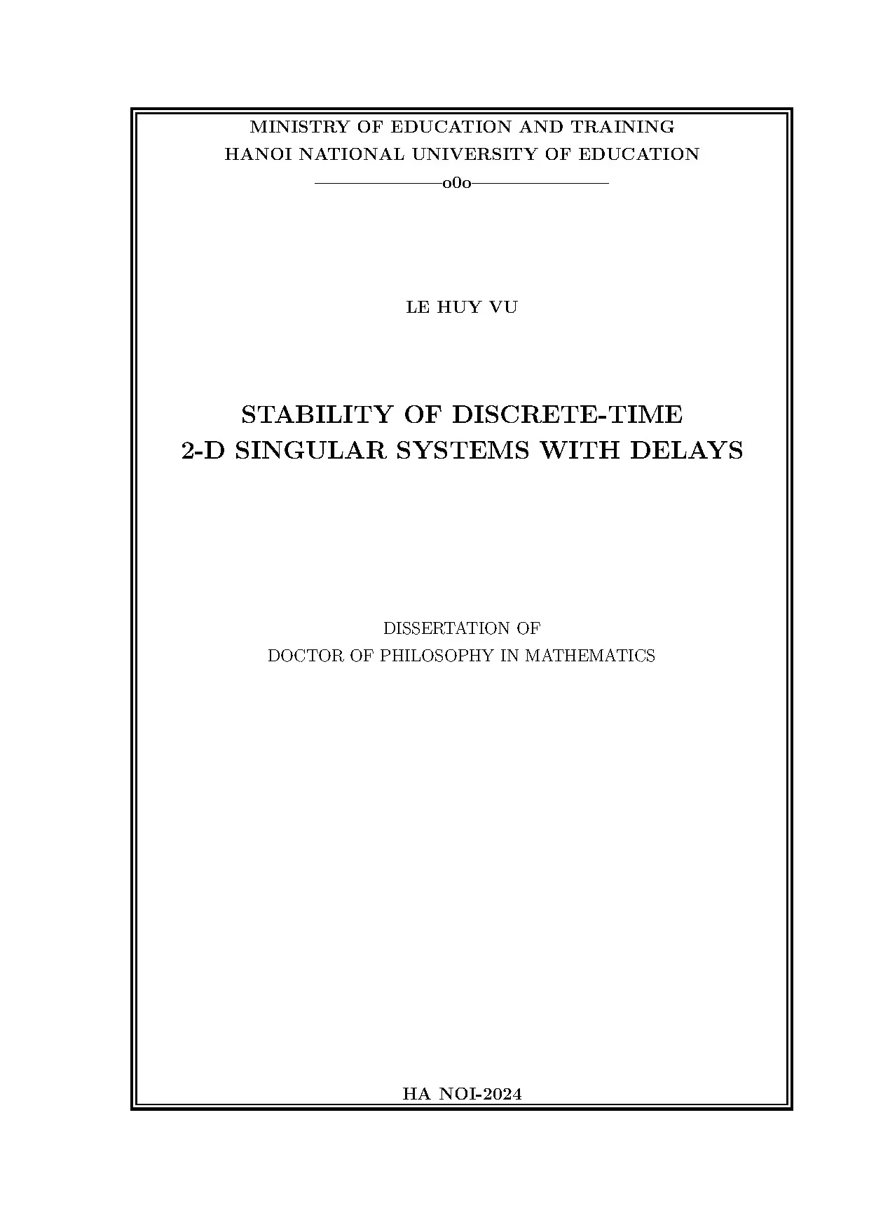 Stability Analysis of Discrete-Time Singular Systems with Delays
