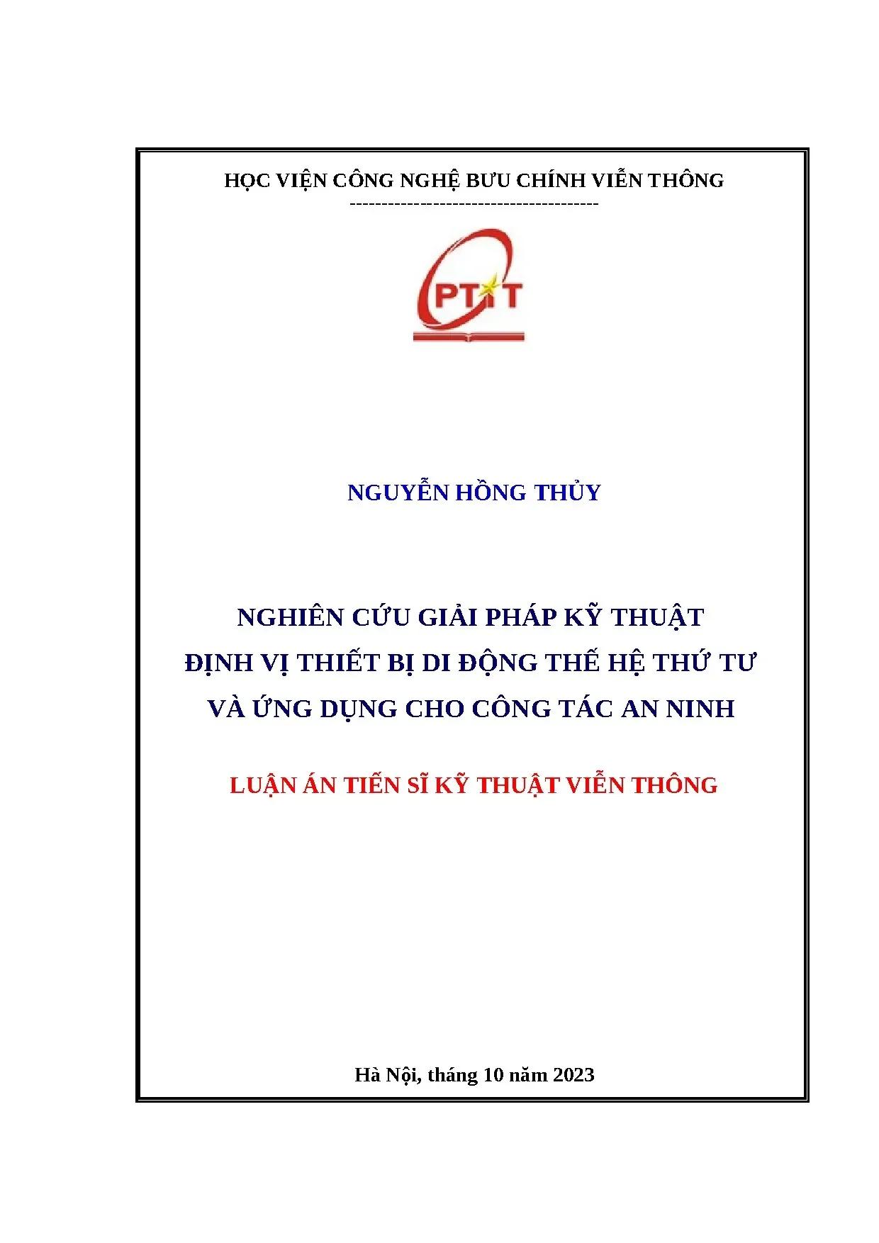 Nghiên cứu giải pháp kỹ thuật định vị thiết bị di động thế h