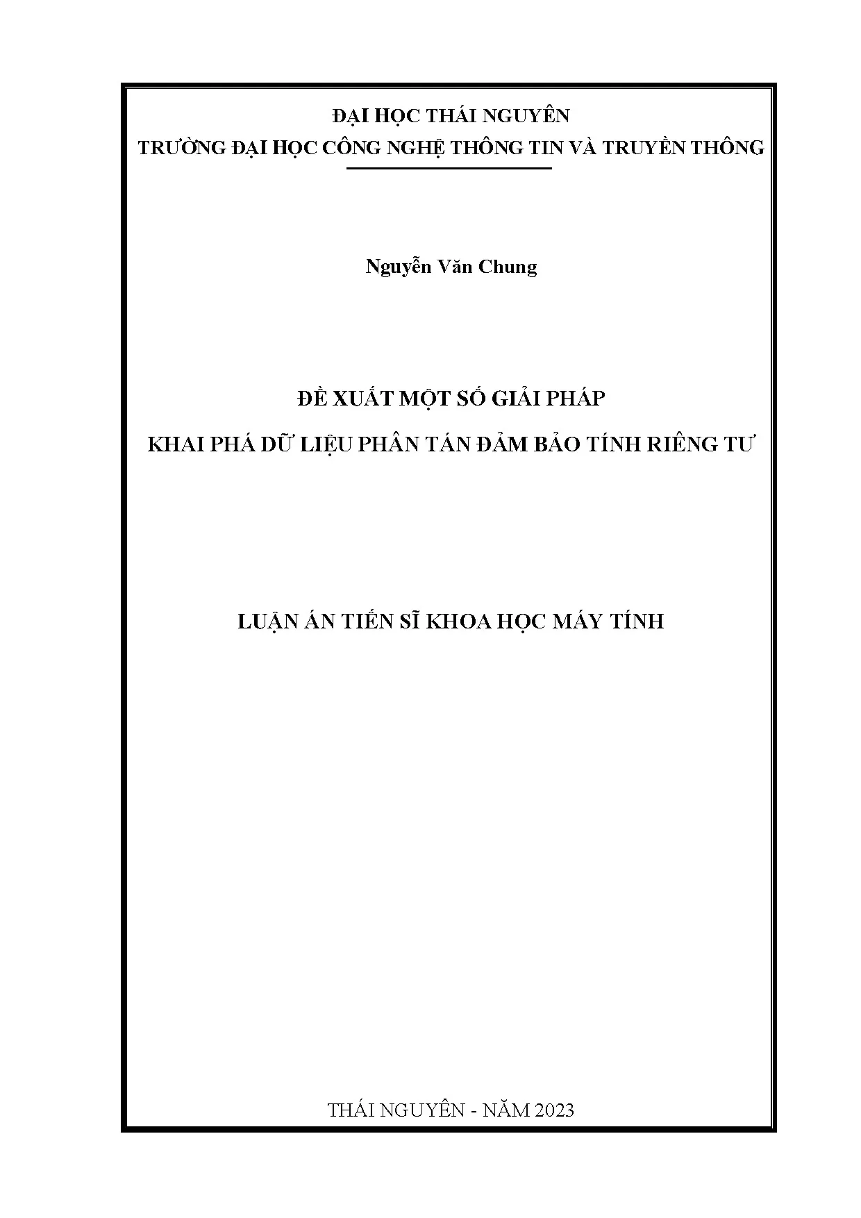 Giải pháp khai phá dữ liệu phân tán đảm bảo riêng tư