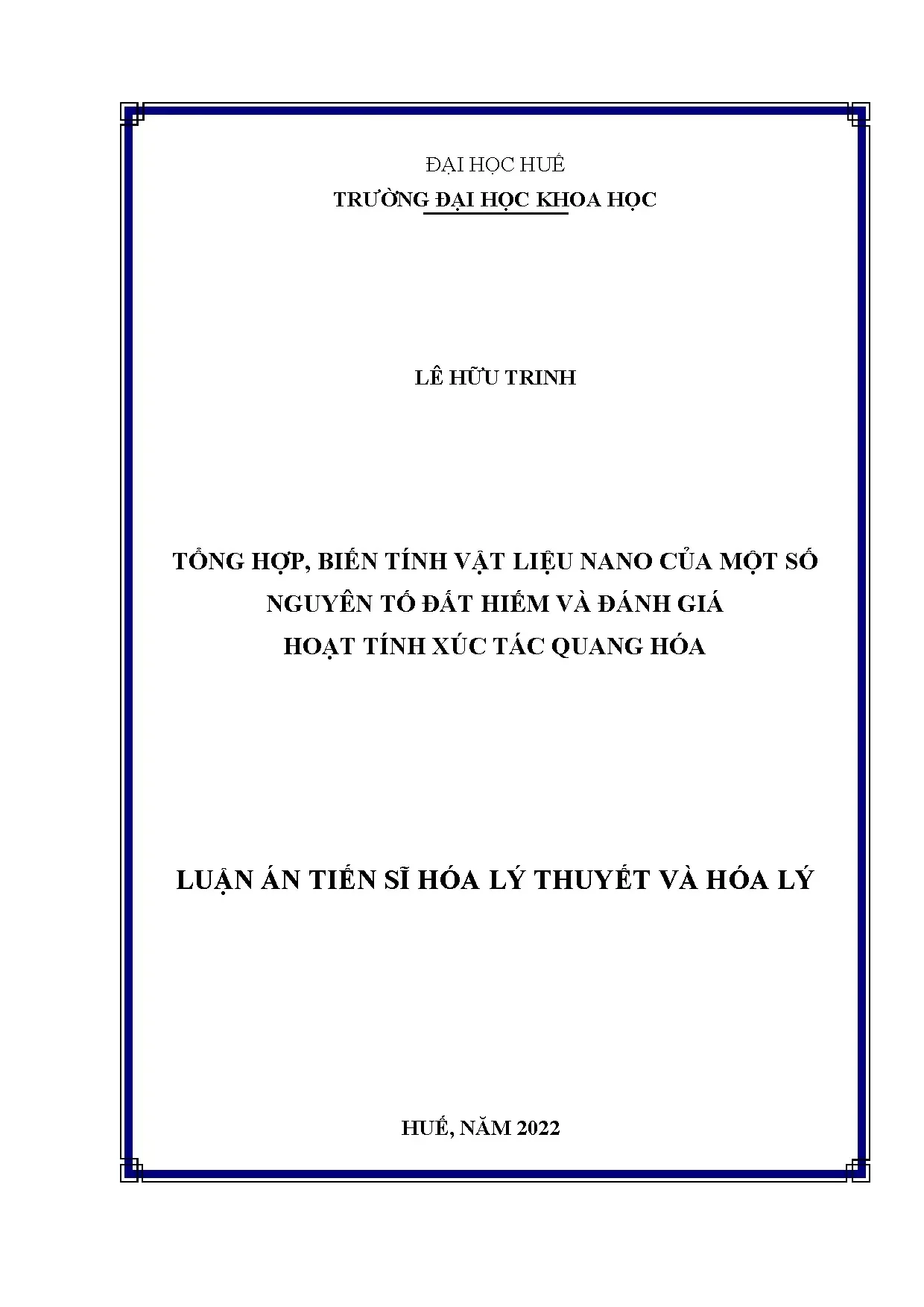 Khám phá cấu trúc nano Nd2O3 và Gd2O3 sau xử lý nhiệt