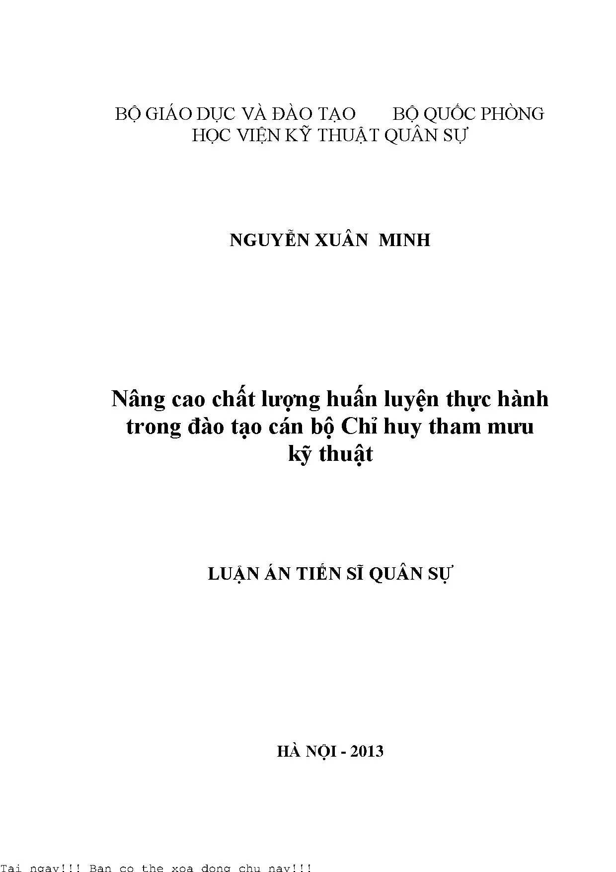 Nâng cao chất lượng huấn luyện thực hành đào tạo cán bộ kỹ thuật
