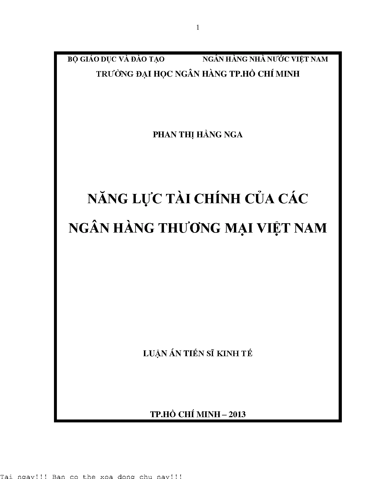 Năng lực tài chính NHTM Việt Nam: Khung an toàn Camel