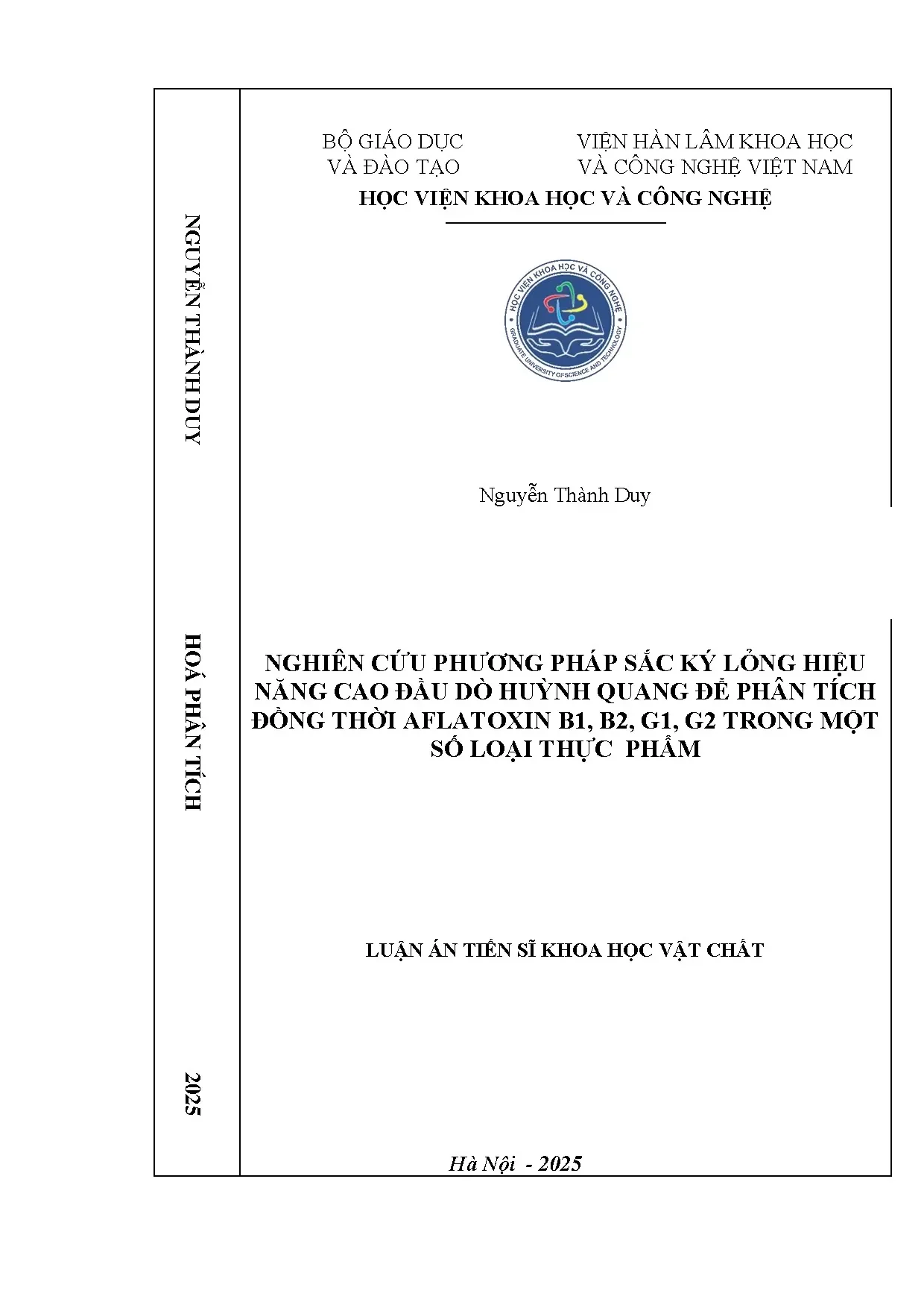 Phân tích Aflatoxin B1, B2, G1, G2 bằng HPLC đầu dò huỳnh quang