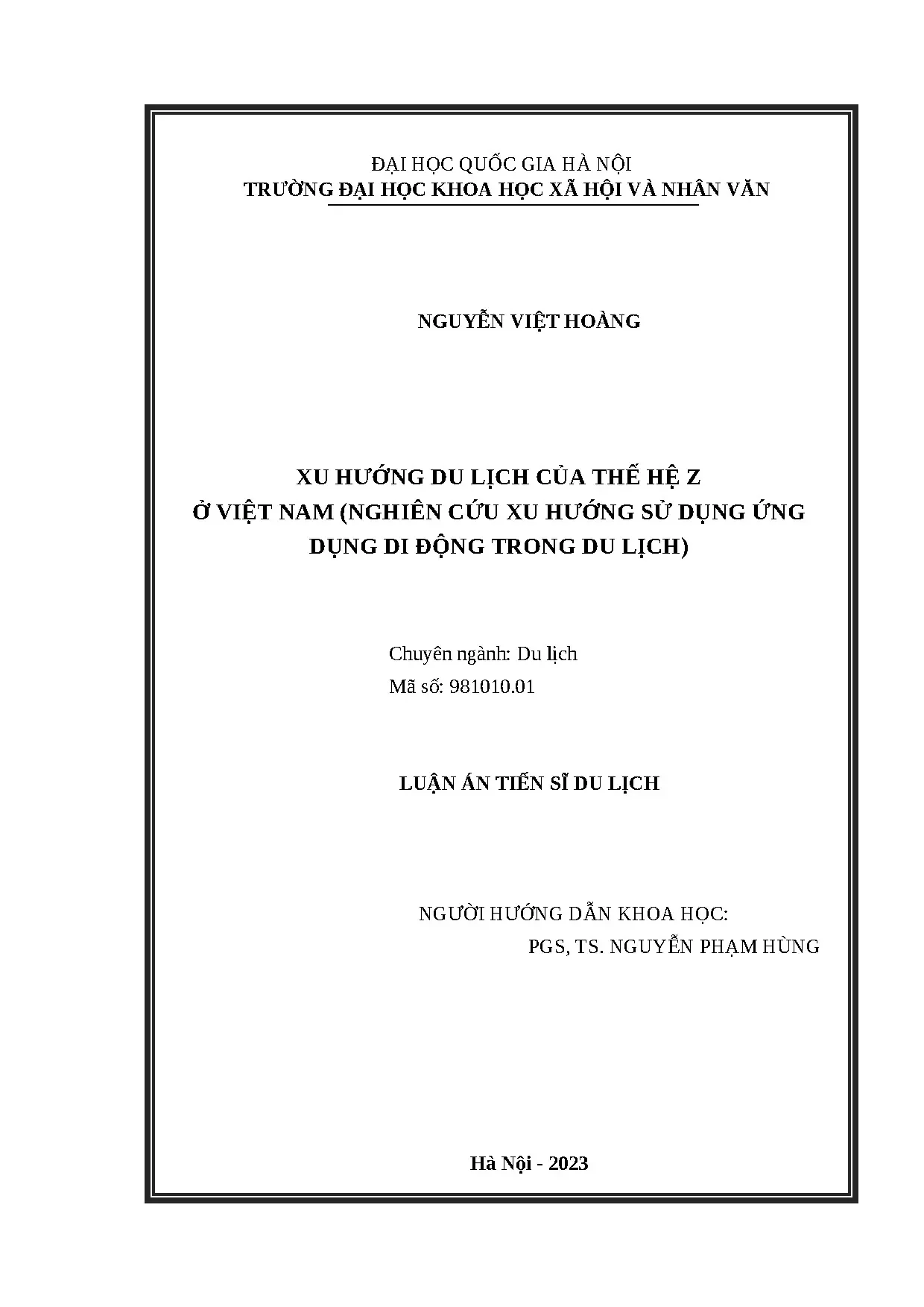 Xu hướng du lịch của thế hệ Z ở Việt Nam