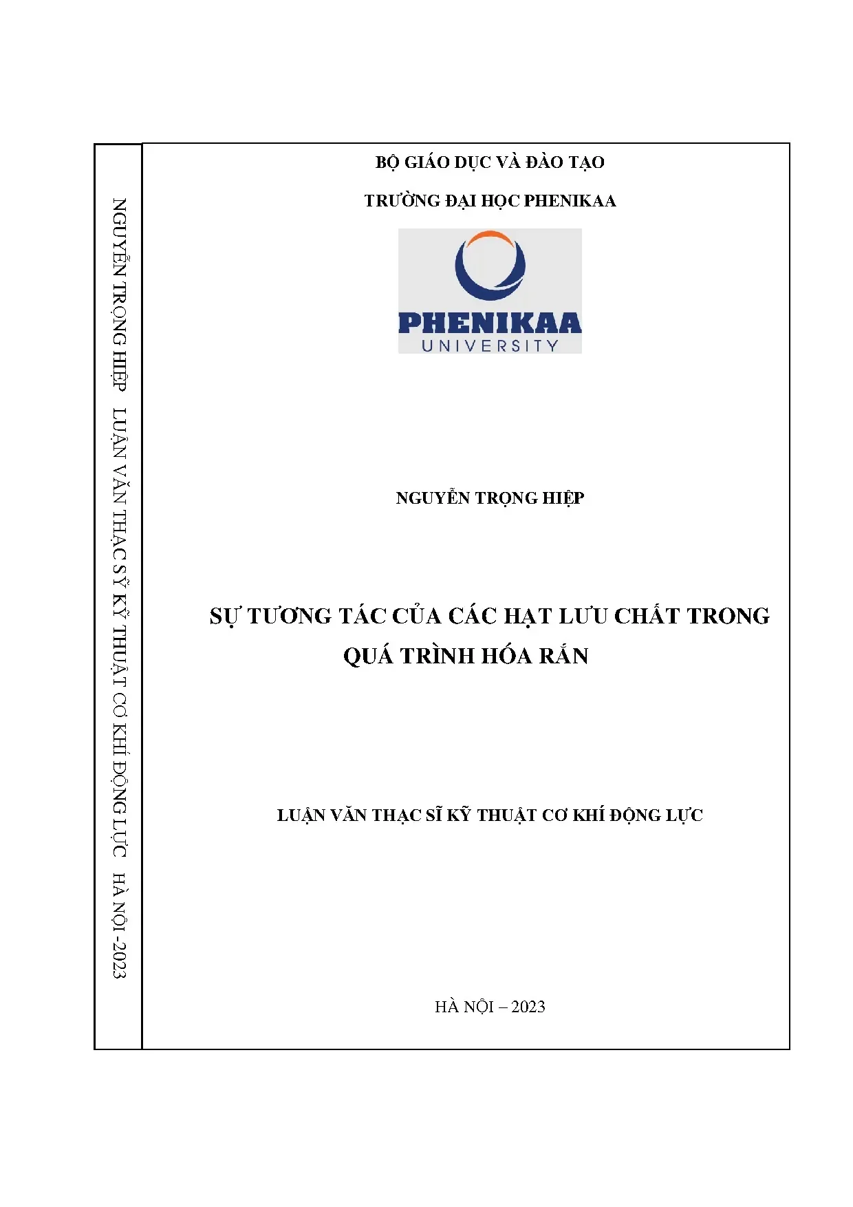 Tương tác hạt lưu chất trong quá trình hóa rắn: Nghiên cứu chi tiết