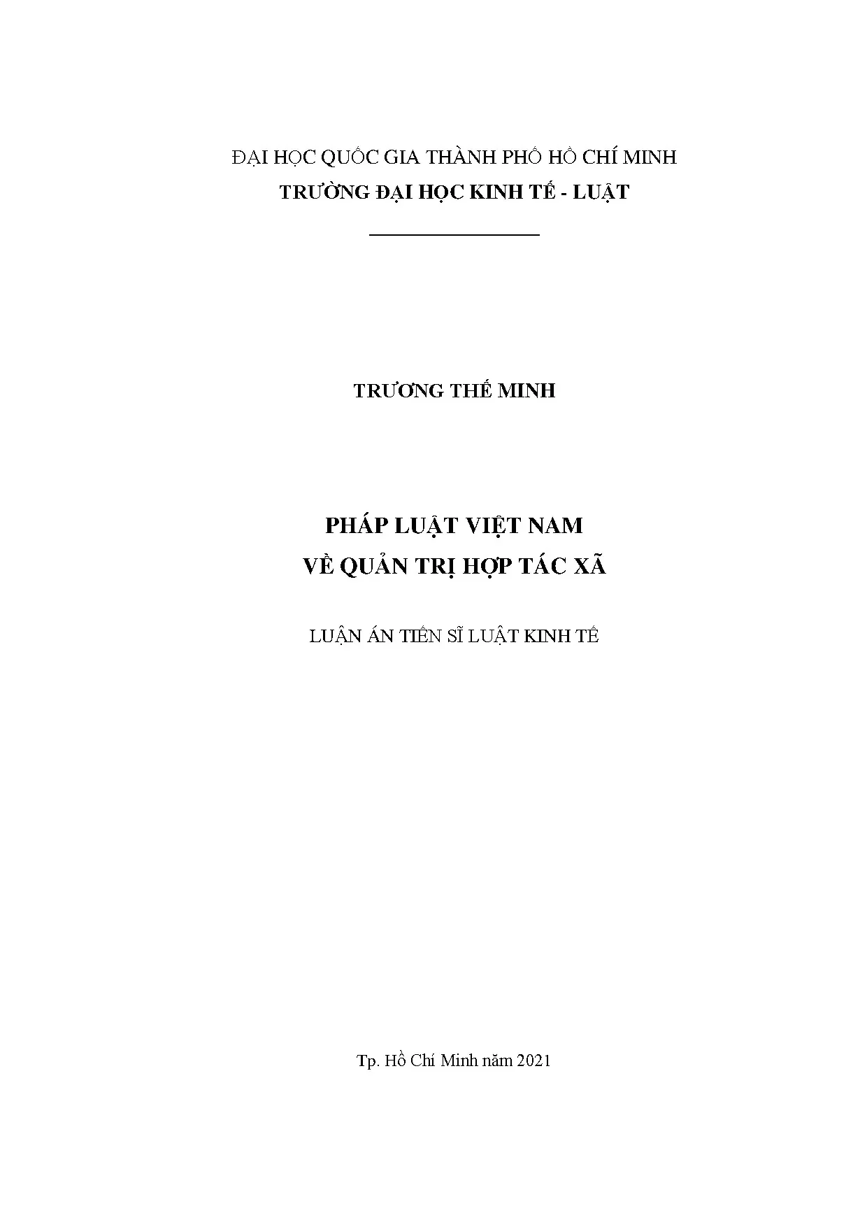 Luận án tiến sĩ luật kinh tế pháp luật việt nam về quản trị