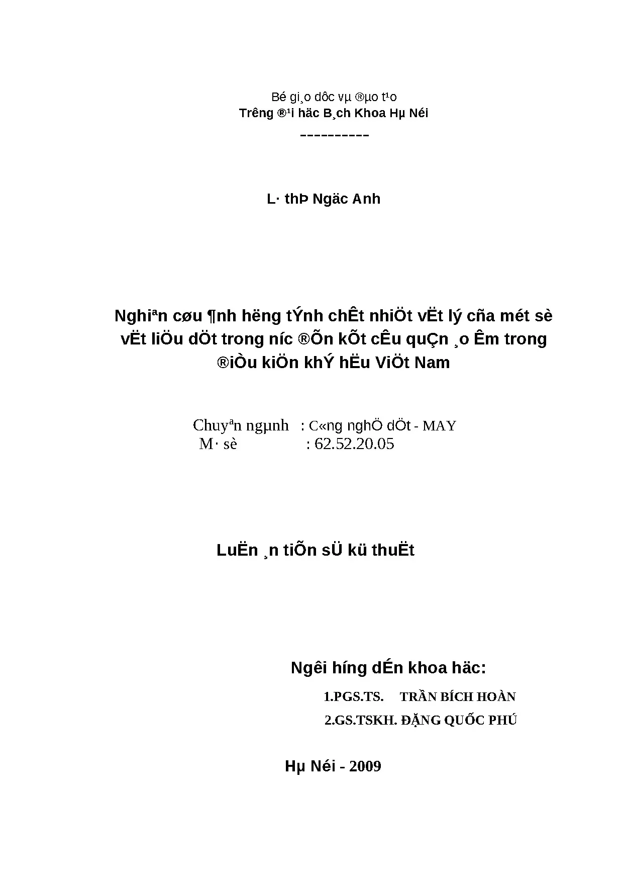 Ảnh hưởng nhiệt vật lý vật liệu dệt đến kết cấu quần áo ấm