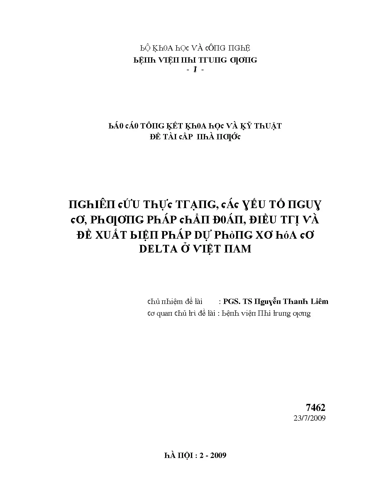 Nghiên cứu thực trang các yếu tố nguy cơ phương pháp chẩn đo