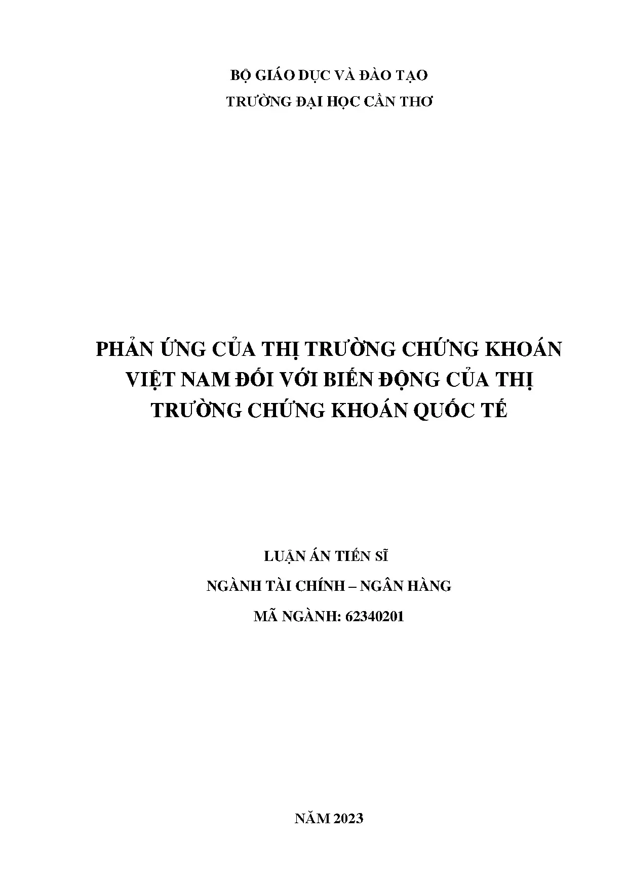 Phản ứng TTCK Việt Nam với biến động quốc tế