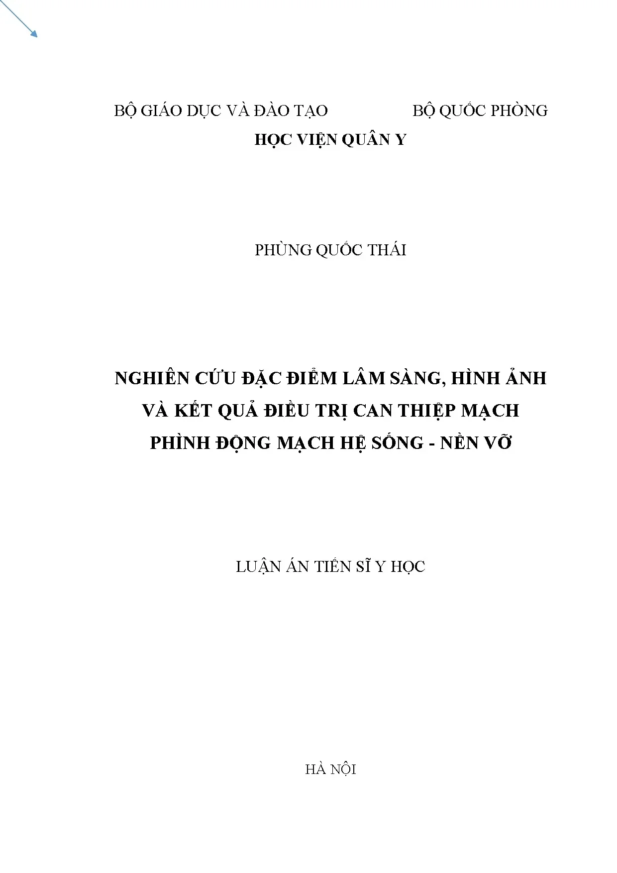 Nghiên cứu đặc điểm lâm sàng và điều trị phình mạch não - Nền vỡ