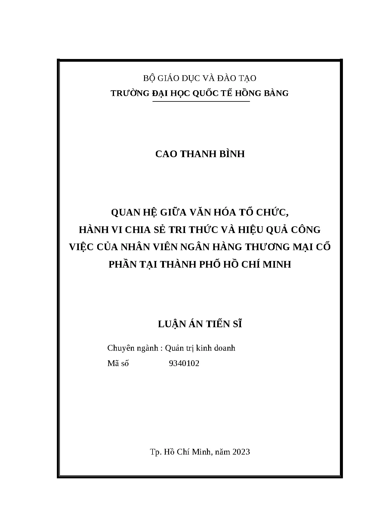 Luan an tien si cao thanh bi虁nh
