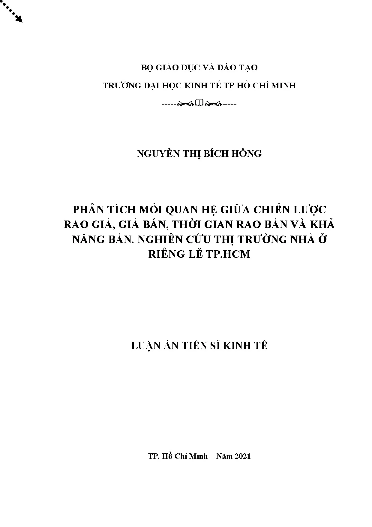 Chiến lược rao giá, khả năng bán nhà ở TP.HCM