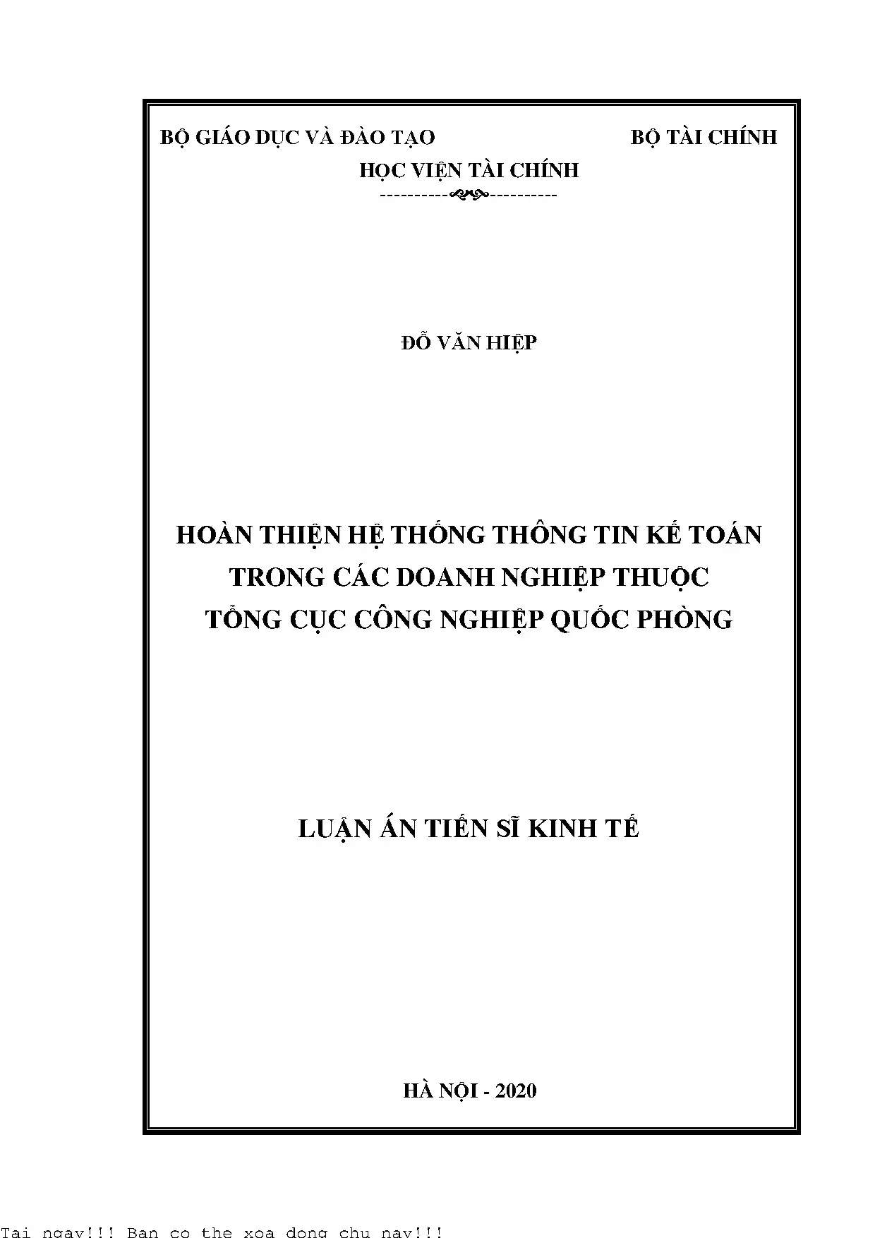 Hoàn thiện hệ thống thông tin kế toán trong các doanh nghiệp