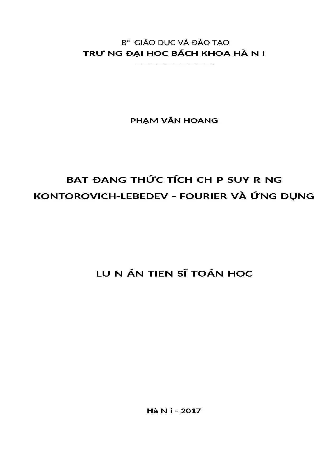 Luận án bất đang thức tích ch p suy r ng kontorovich lebedev