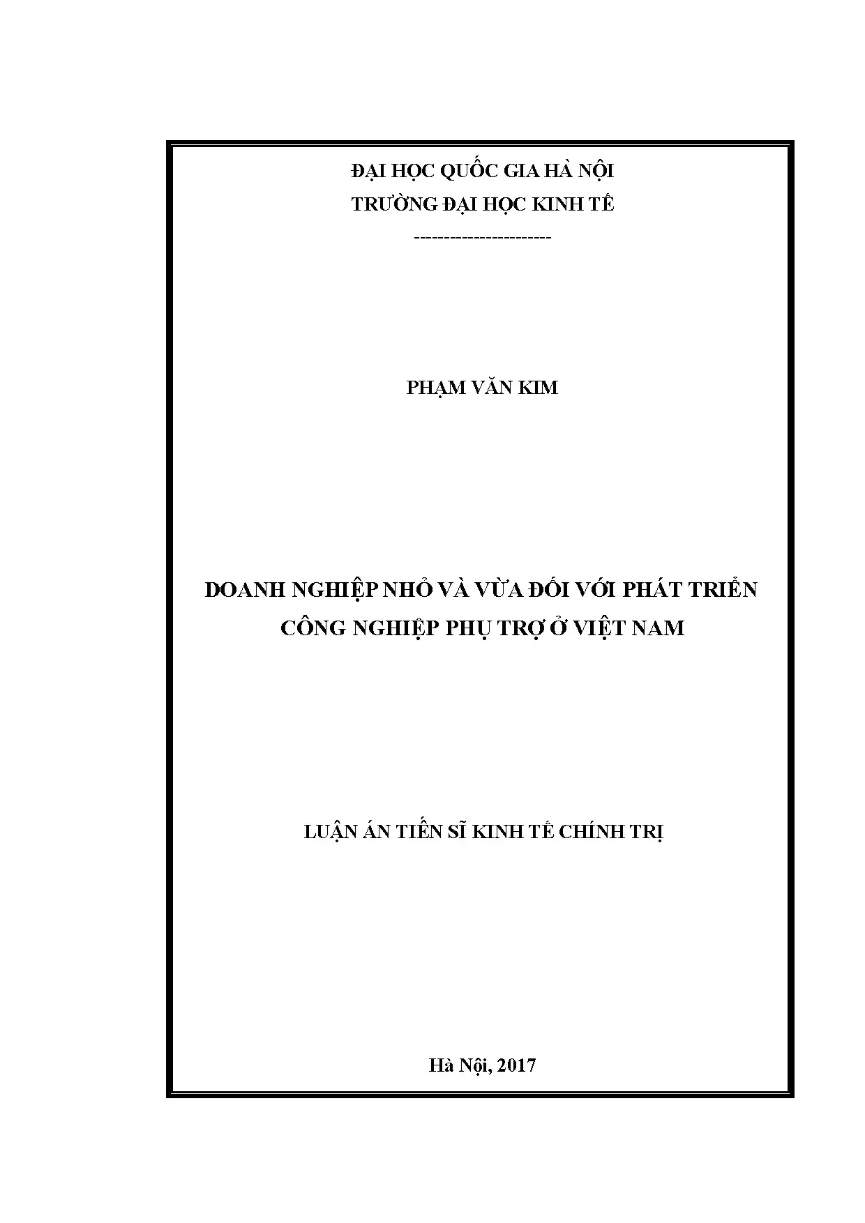 Doanh nghiệp nhỏ và vừa thúc đẩy công nghiệp phụ trợ Việt Nam