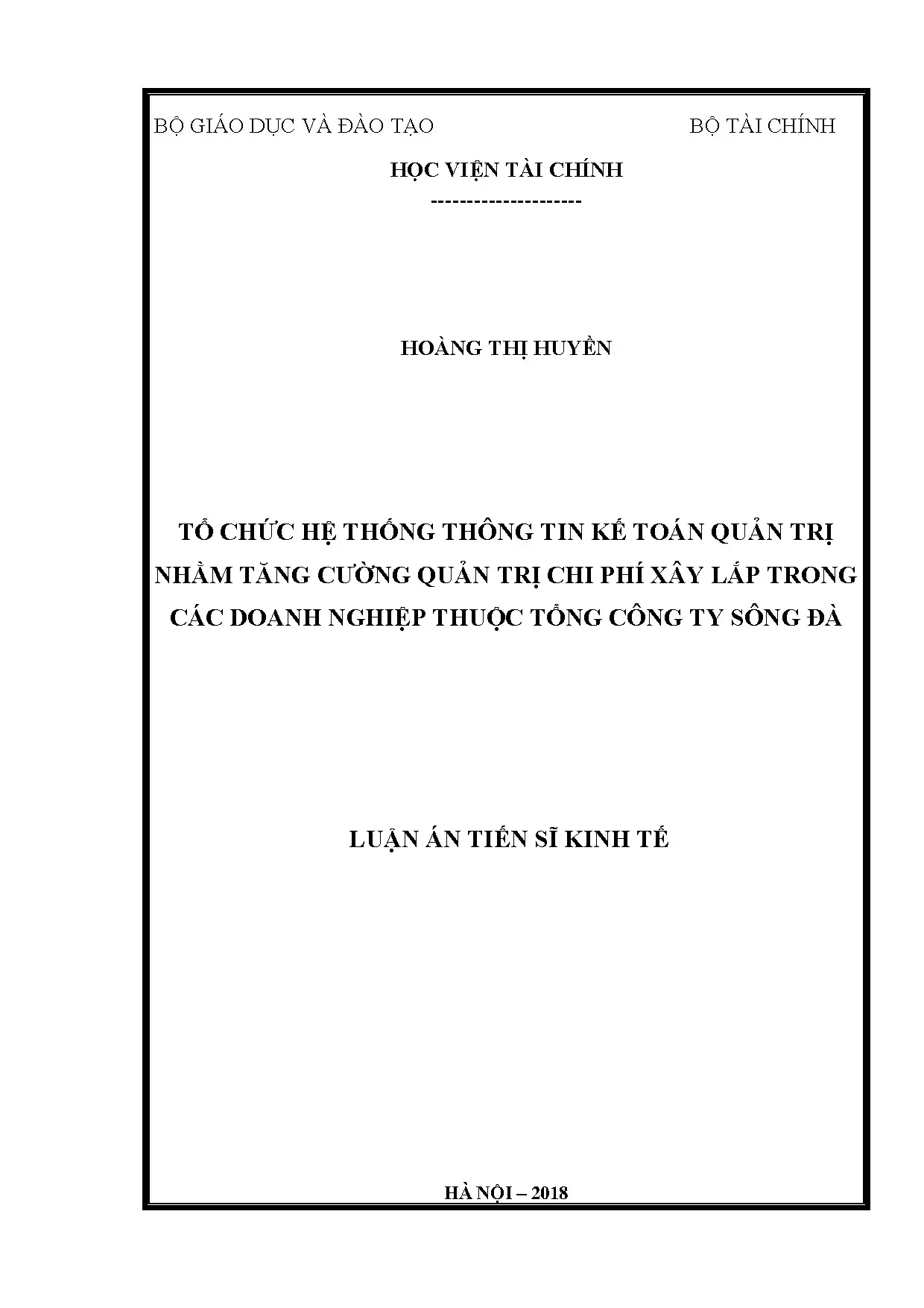 Tổ chức hệ thống thông tin kế toán quản trị nhằm tăng cường