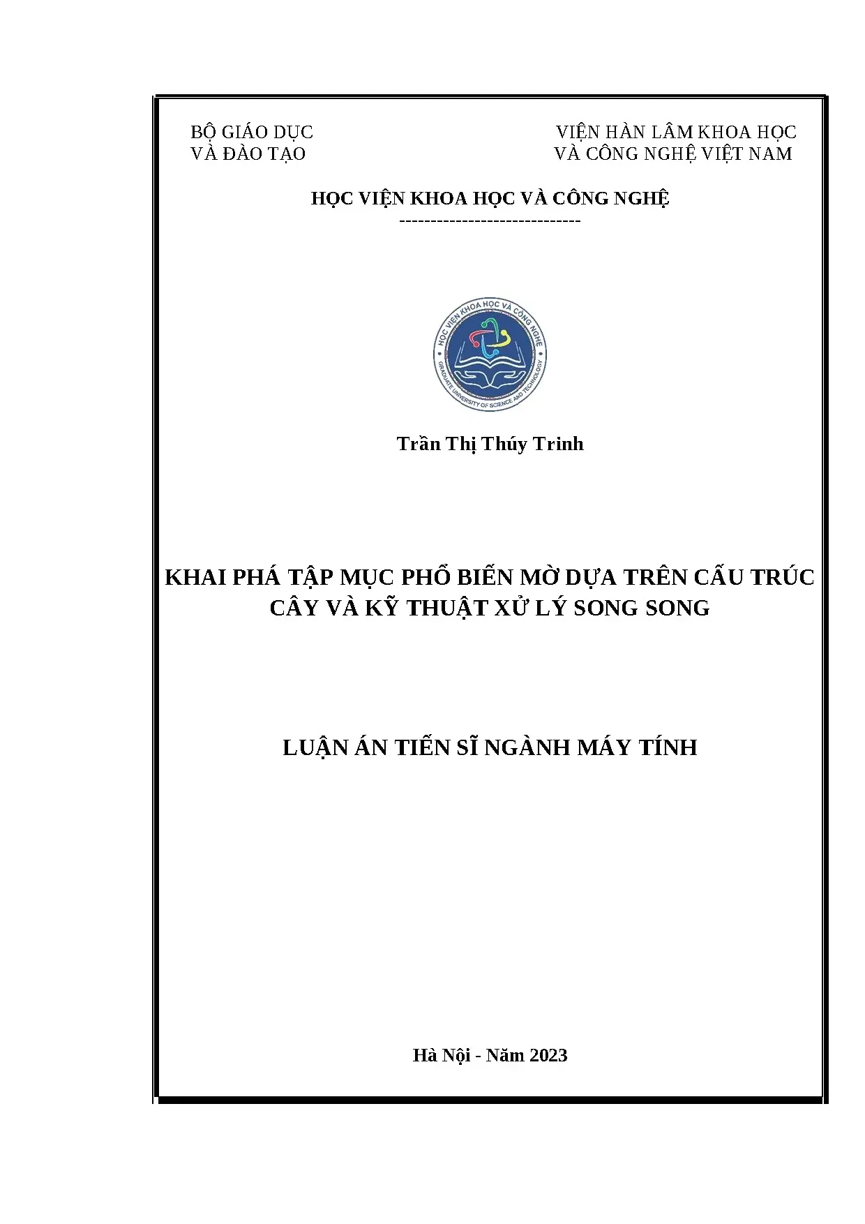 Khai phá tập mục phổ biến mờ dựa trên cấu trúc cây