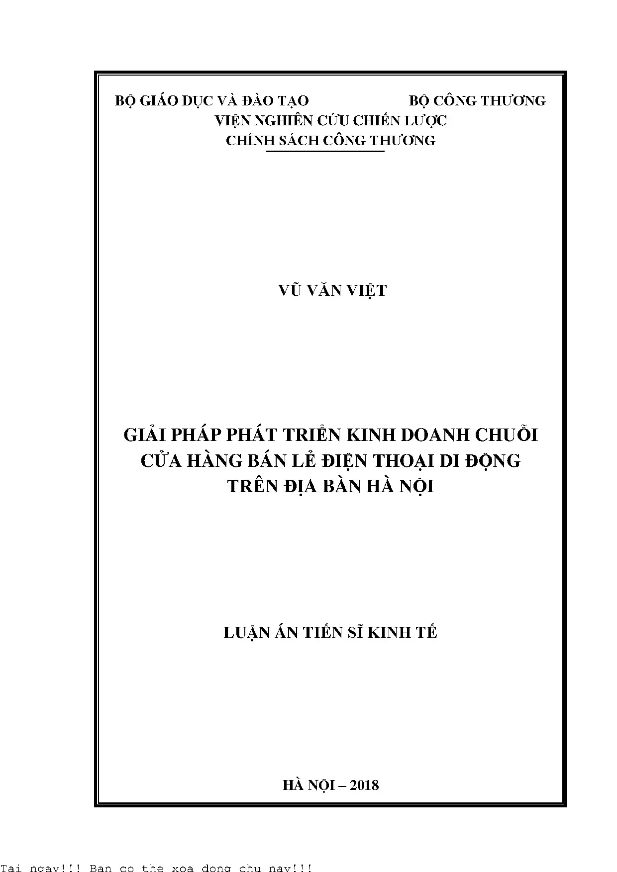 Giải pháp phát triển kinh doanh chuỗi cửa hàng bá
