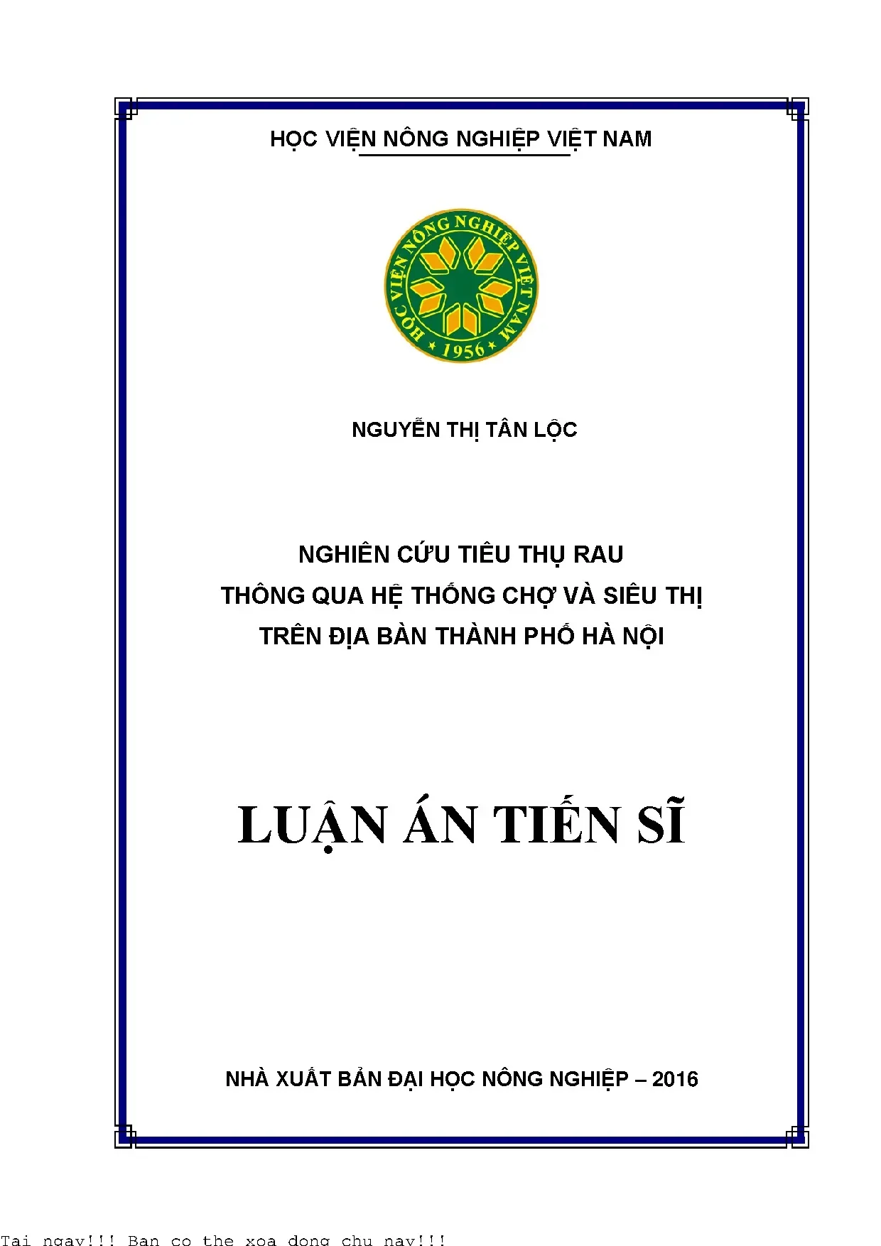 Nghiên cứu tiêu thụ rau thông qua hệ thống chợ và siêu thị t
