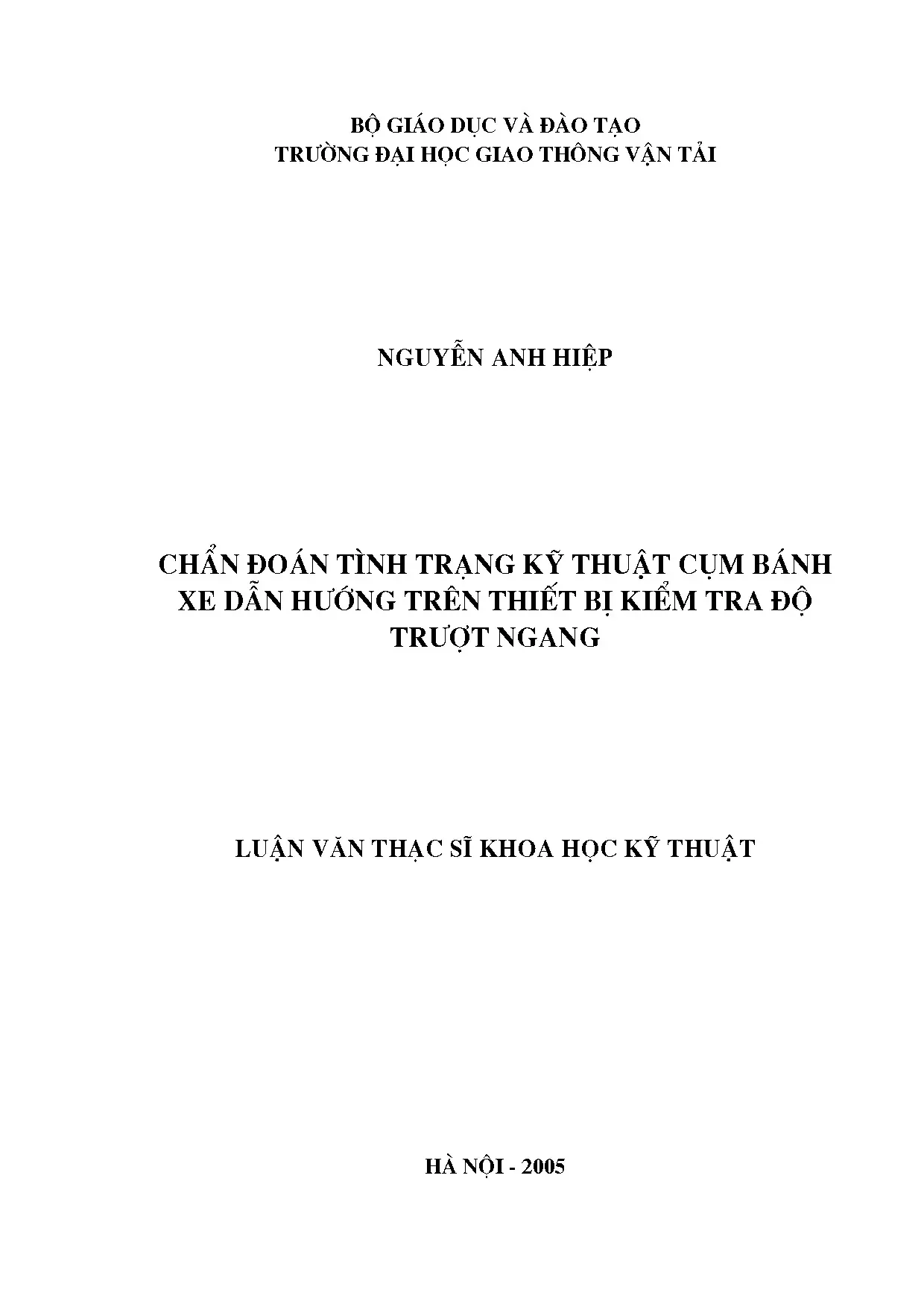 Chuẩn đoán tình trạng kỹ thuật cụm bánh xe dẫn hướng trên th
