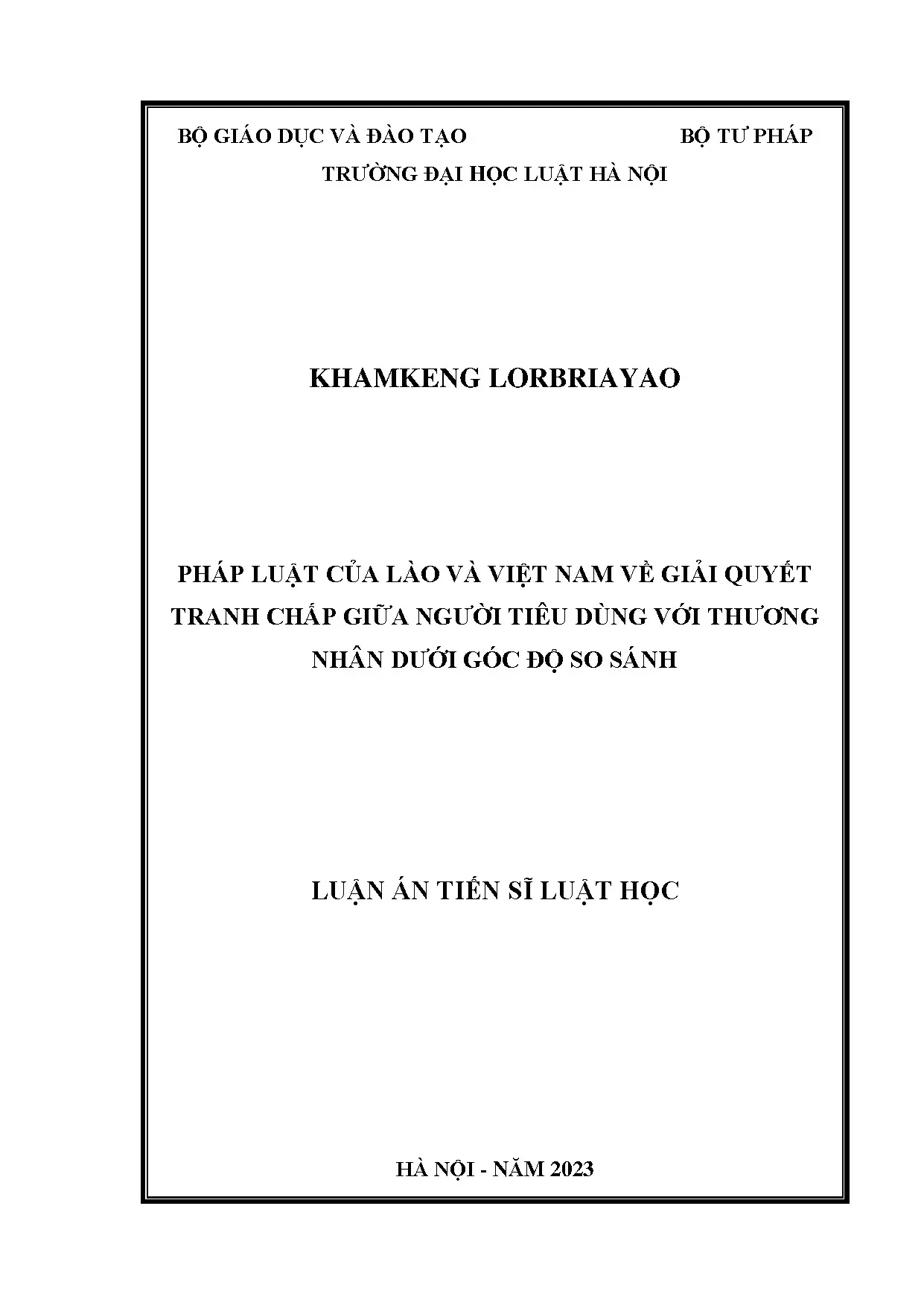 Pháp luật Lào - Việt: Giải quyết tranh chấp NTD - Thương nhân