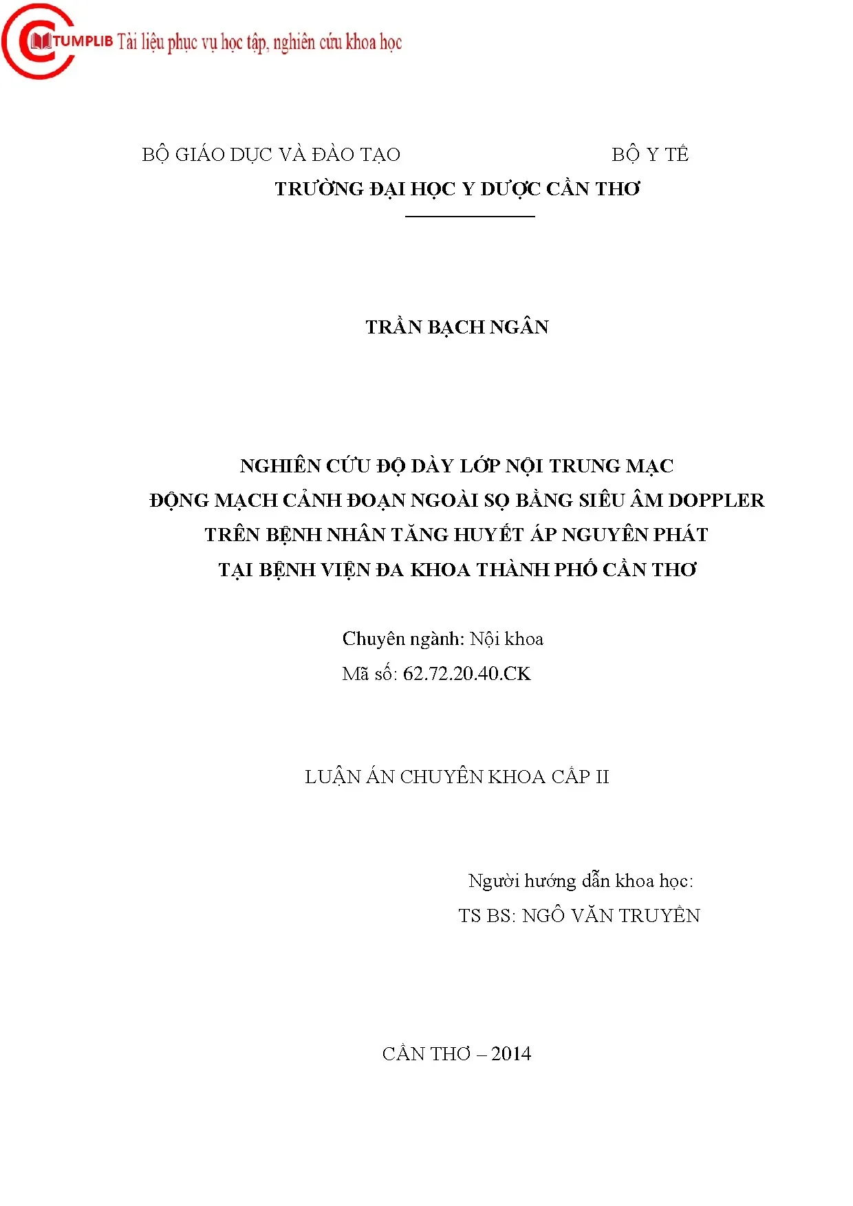 Nghiên cứu bề dày nội trung mạc động mạch cảnh ở BN THA