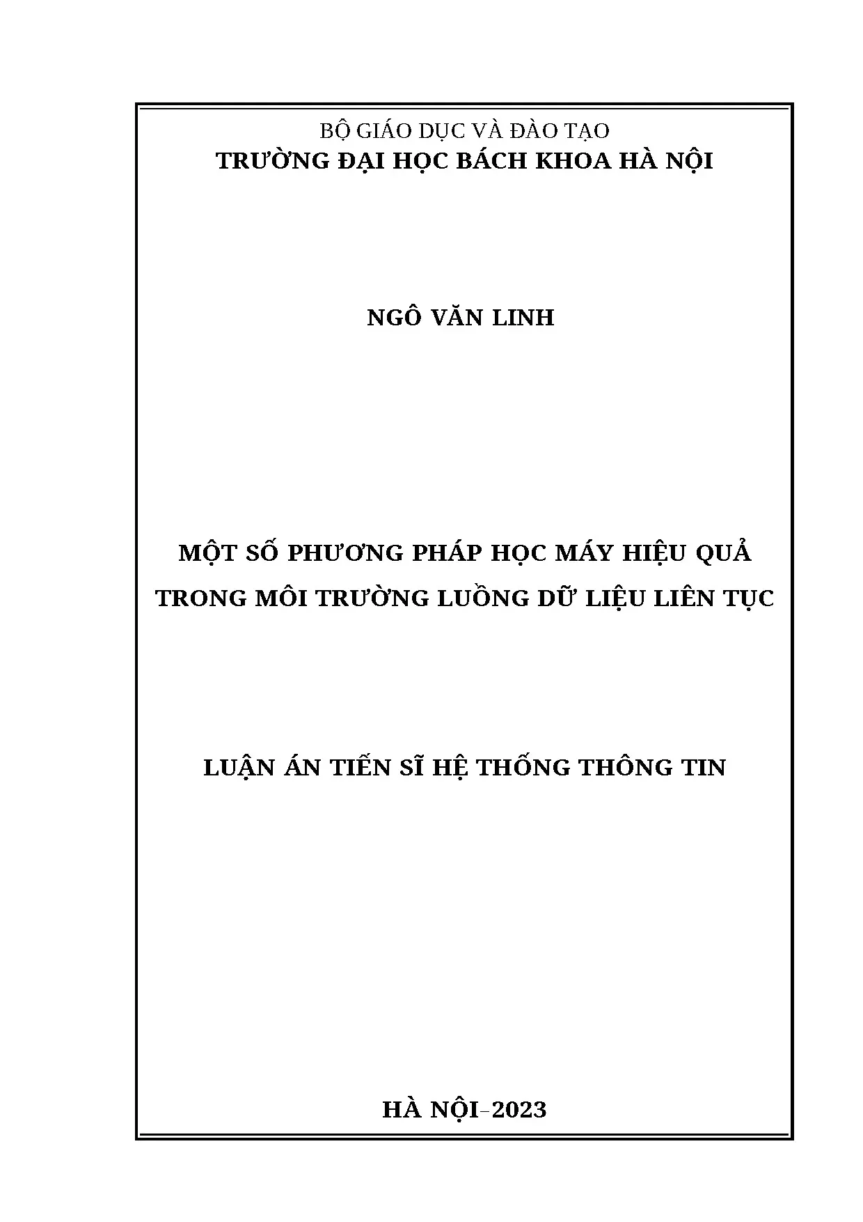 Học máy hiệu quả trên luồng dữ liệu liên tục