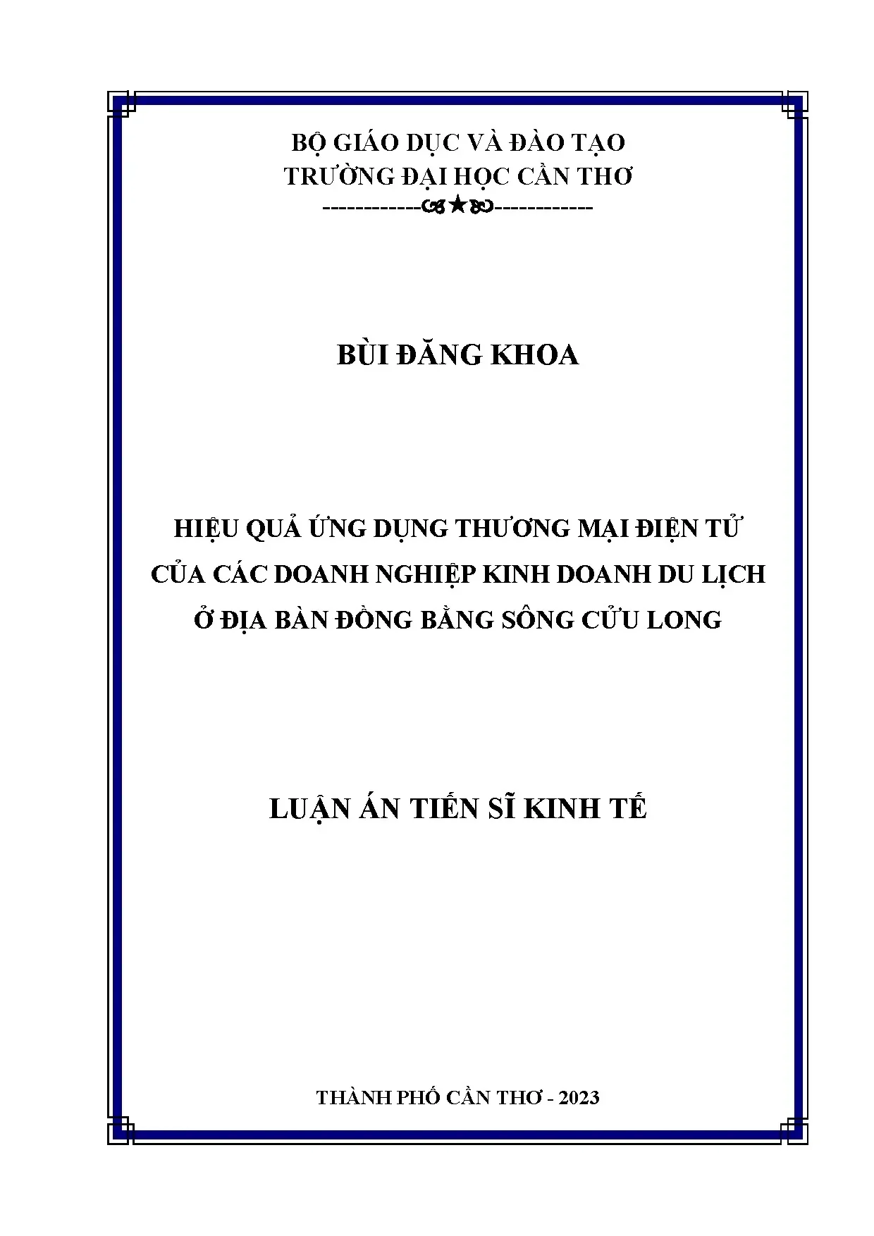 Hiệu quả ứng dụng thương mại điện tử