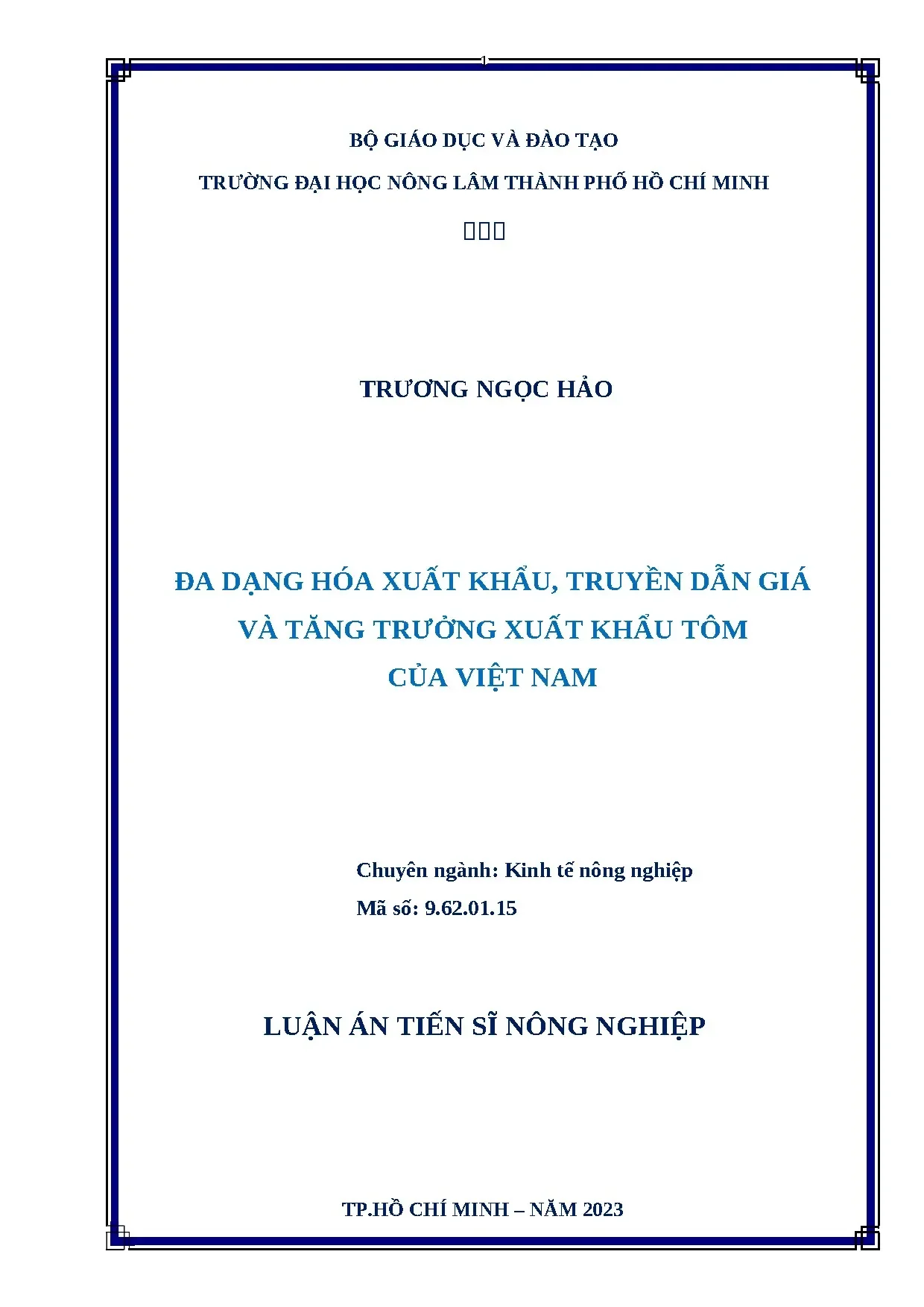 Đa dạng hóa xuất khẩu truyền dẫn giá và tăng trưởng xuất khẩ