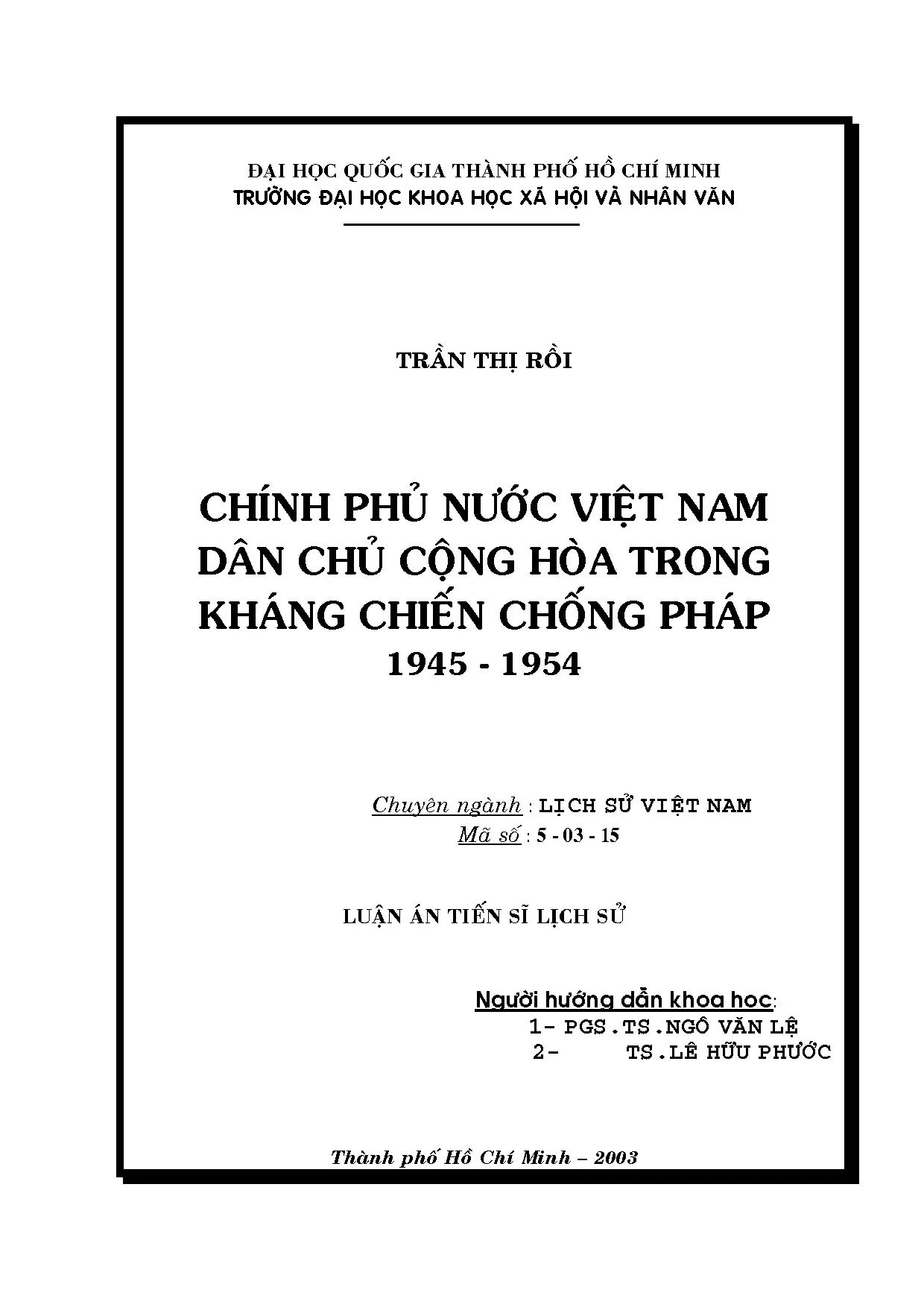 Chính phủ nước việt nam dân chủ cộng hòa trong kháng chiến c
