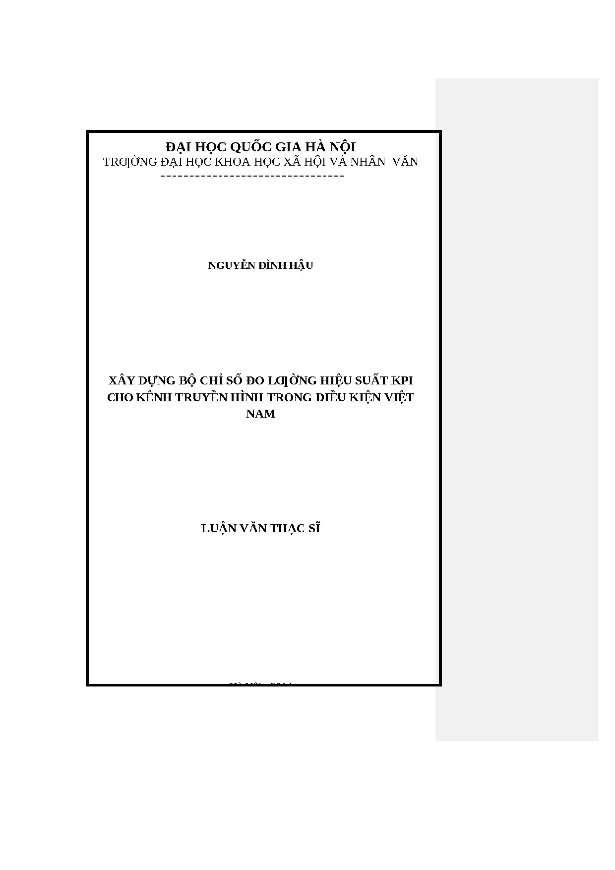 Nghiên cứu biến động cảnh quan và đa dạng sinh học đất ngập