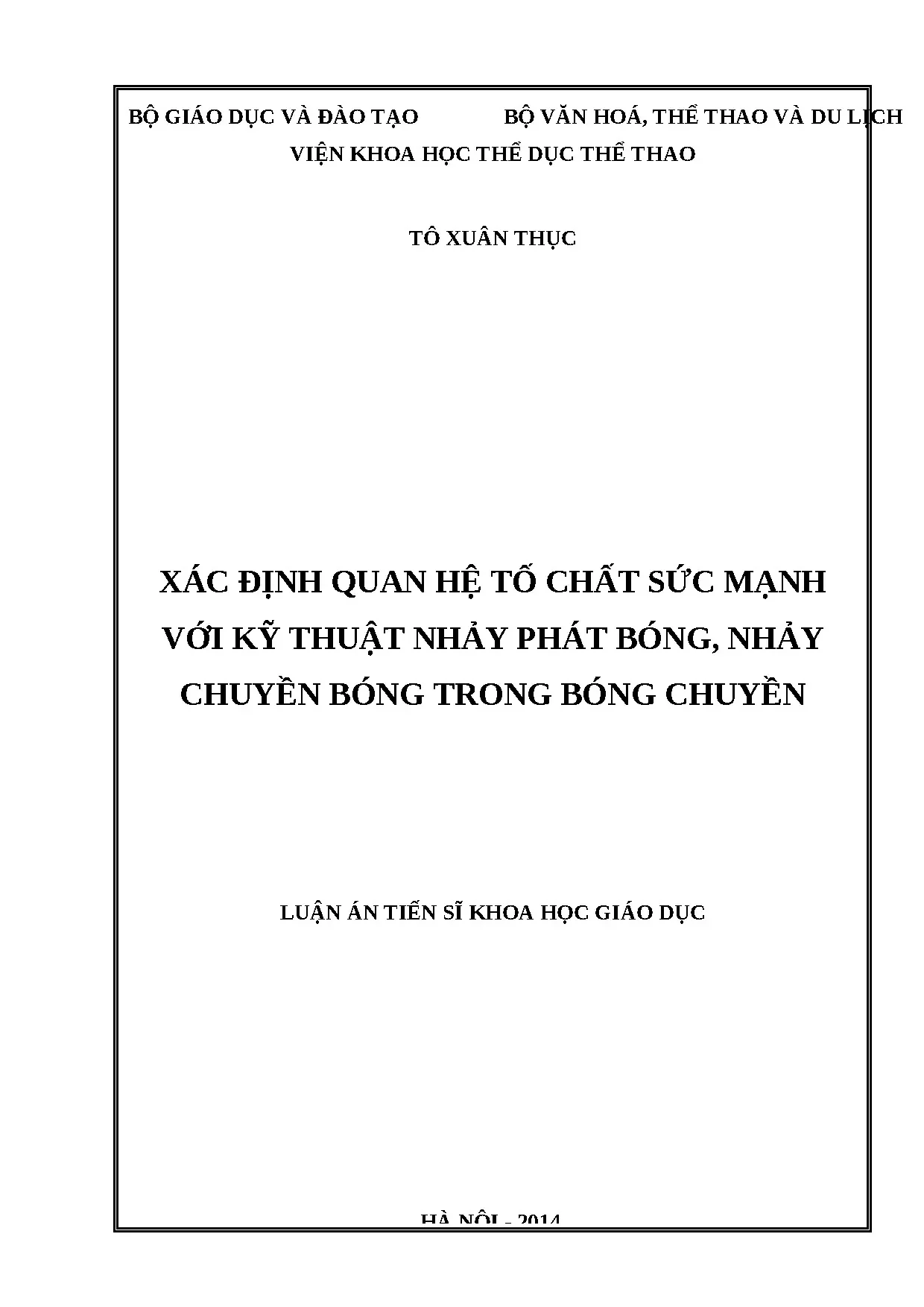To xuan thuc bia muc luc luan an tien si 2014 hdcv