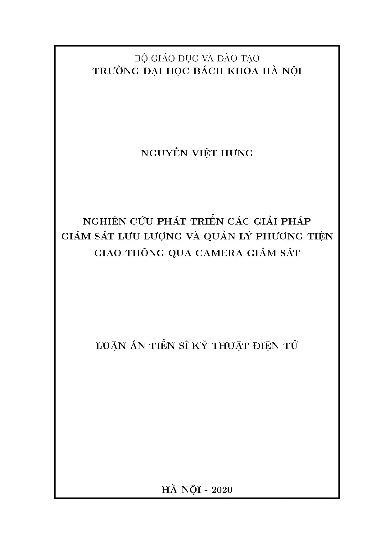 Nghiên cứu phát triển các giải pháp giám sát lưu lượng và qu