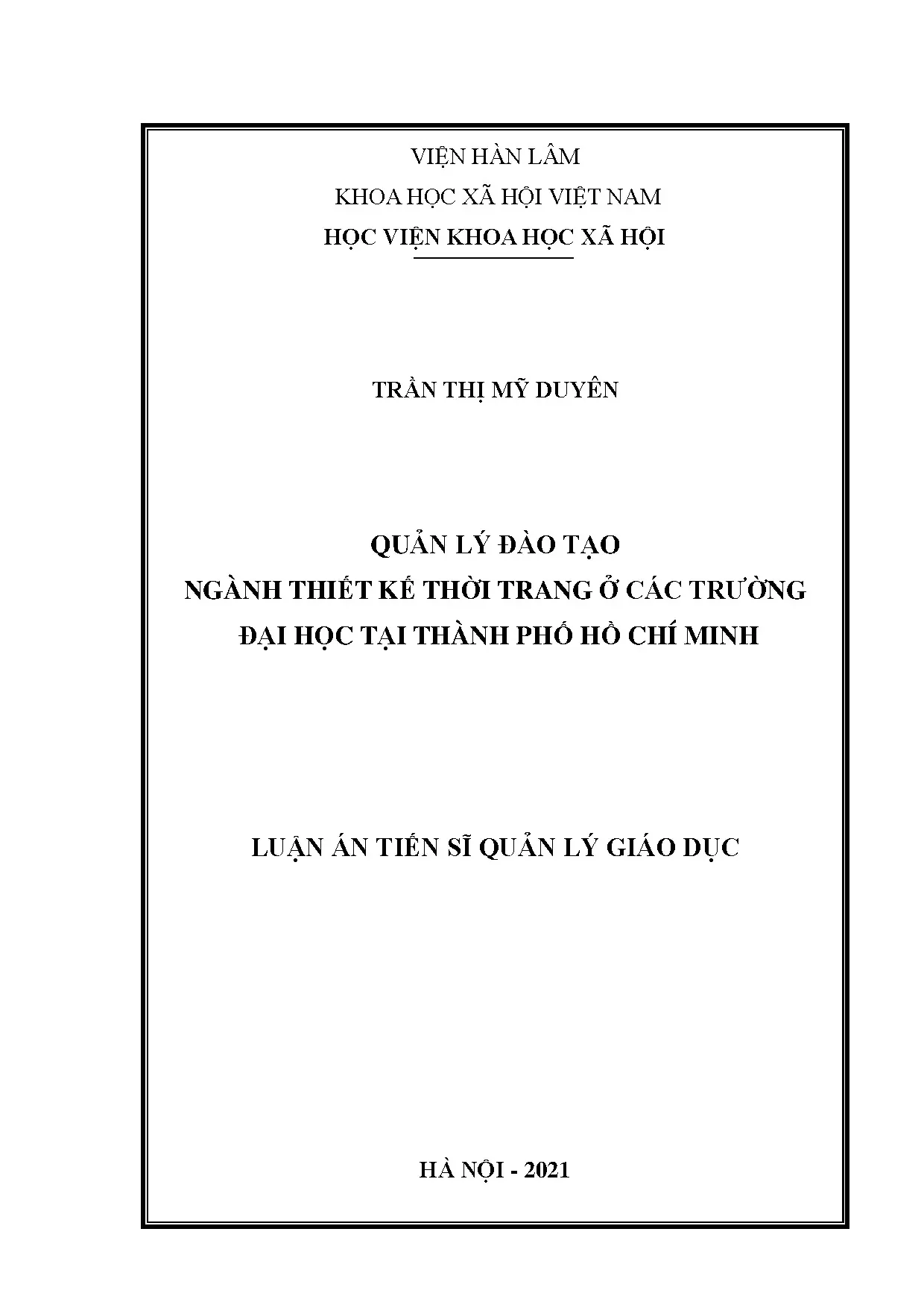 Quản lý đào tạo ngành thiết kế thời trang tại TP.HCM