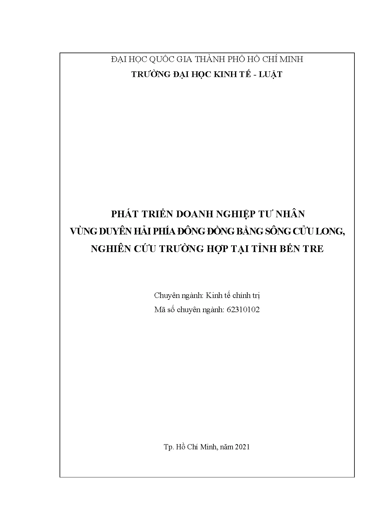 Phát triển doanh nghiệp tư nhân vùng duyên hải phía đông đồn