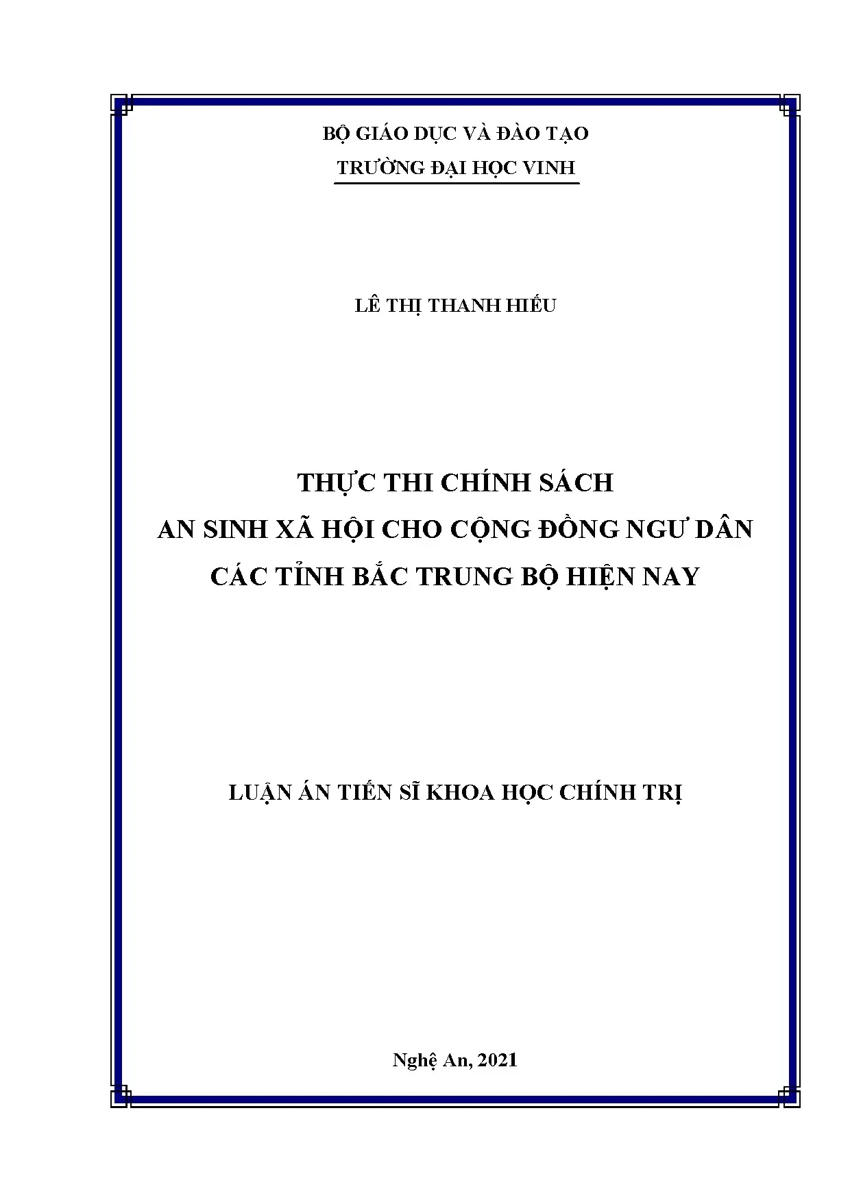 Thực thi chính sách an sinh xã hội cho ngư dân Bắc Trung Bộ