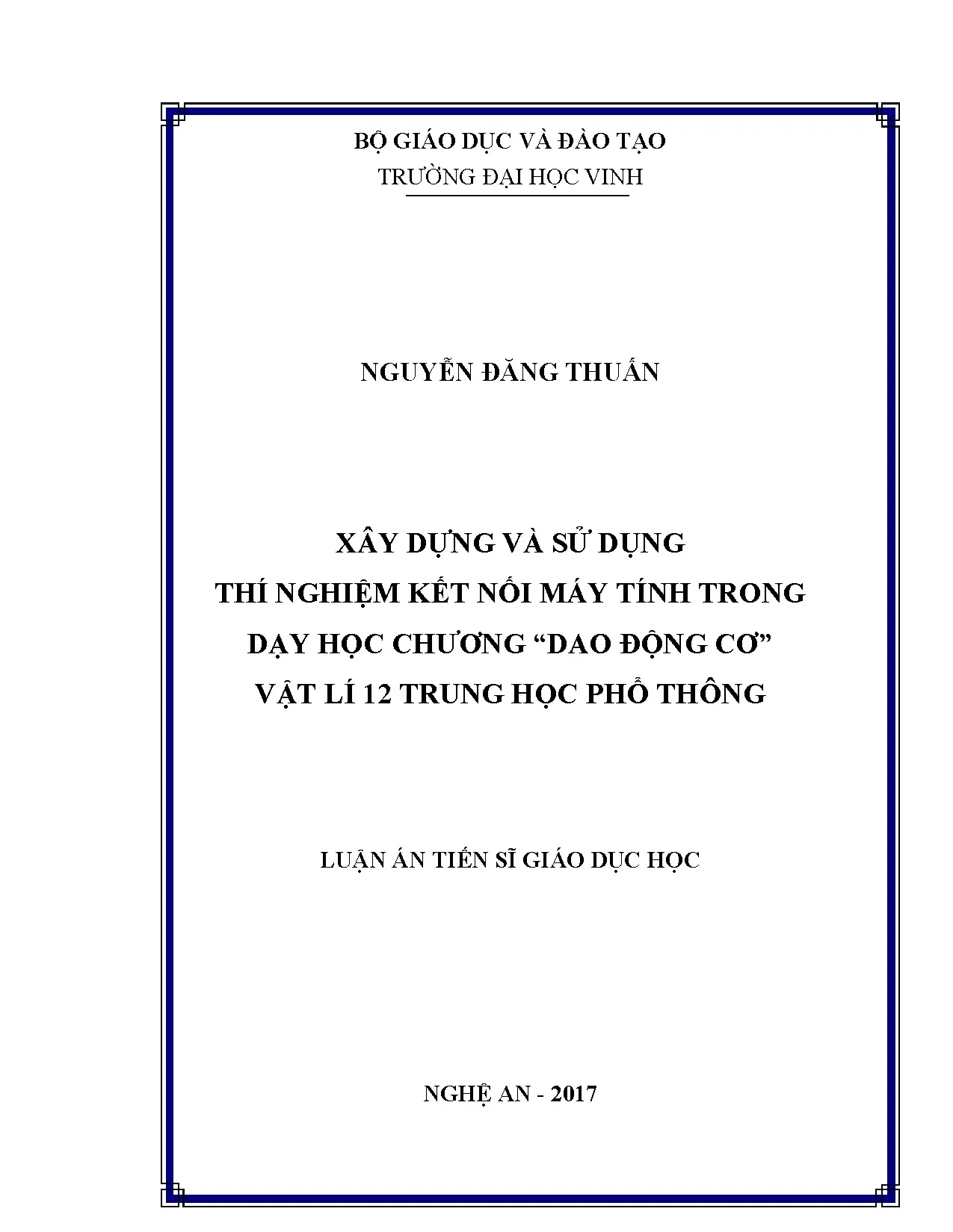 Thí nghiệm kết nối máy tính dạy Dao động cơ Vật lý 12