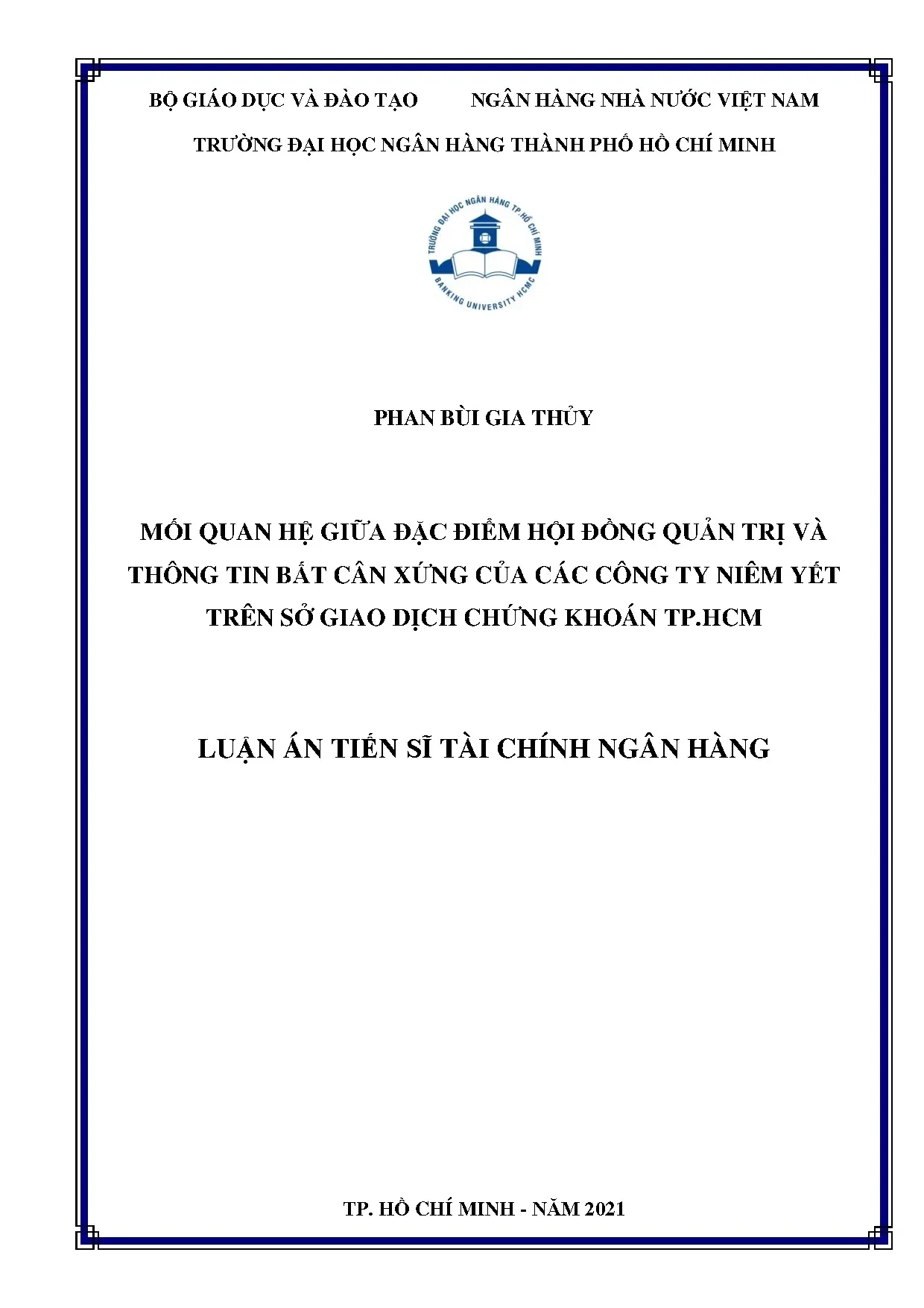Hội đồng quản trị và thông tin bất cân xứng công ty niêm yết
