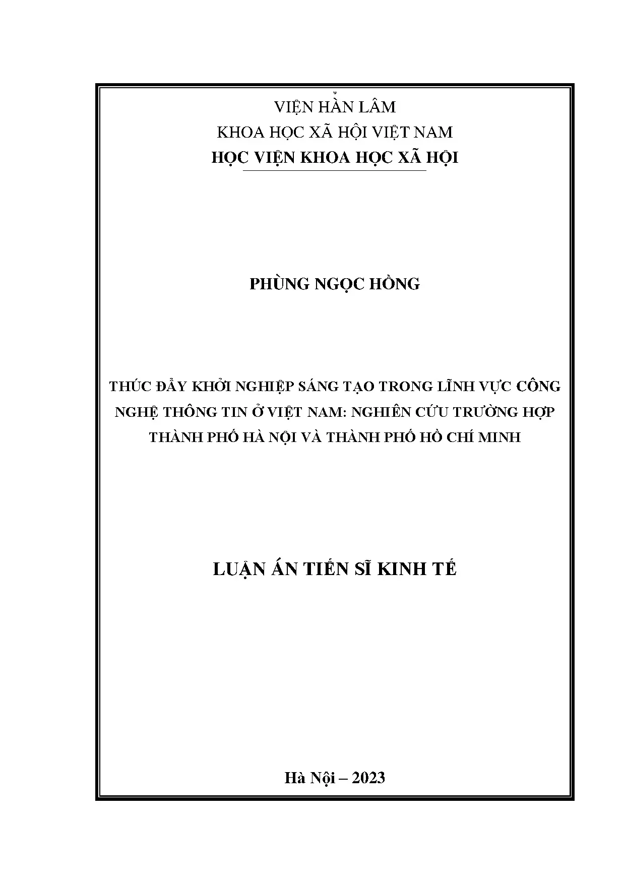 Thúc đẩy khởi nghiệp sáng tạo trong lĩnh vực công nghệ thông