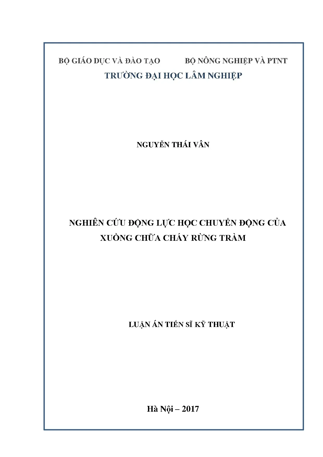 Động lực học chuyển động xuồng chữa cháy rừng tràm
