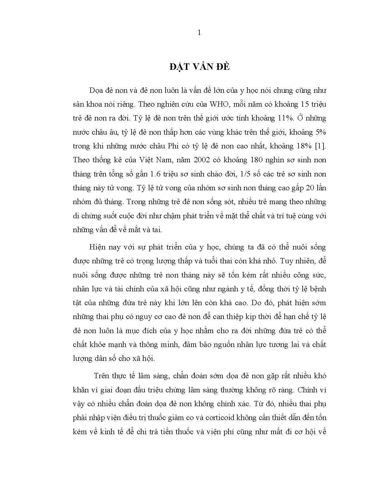 Tiên đoán đẻ non bằng FFN và IL-8