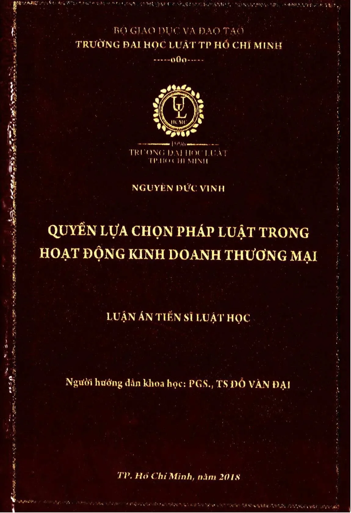Quyền lựa chọn pháp luật trong hoạt động kinh doanh thương m