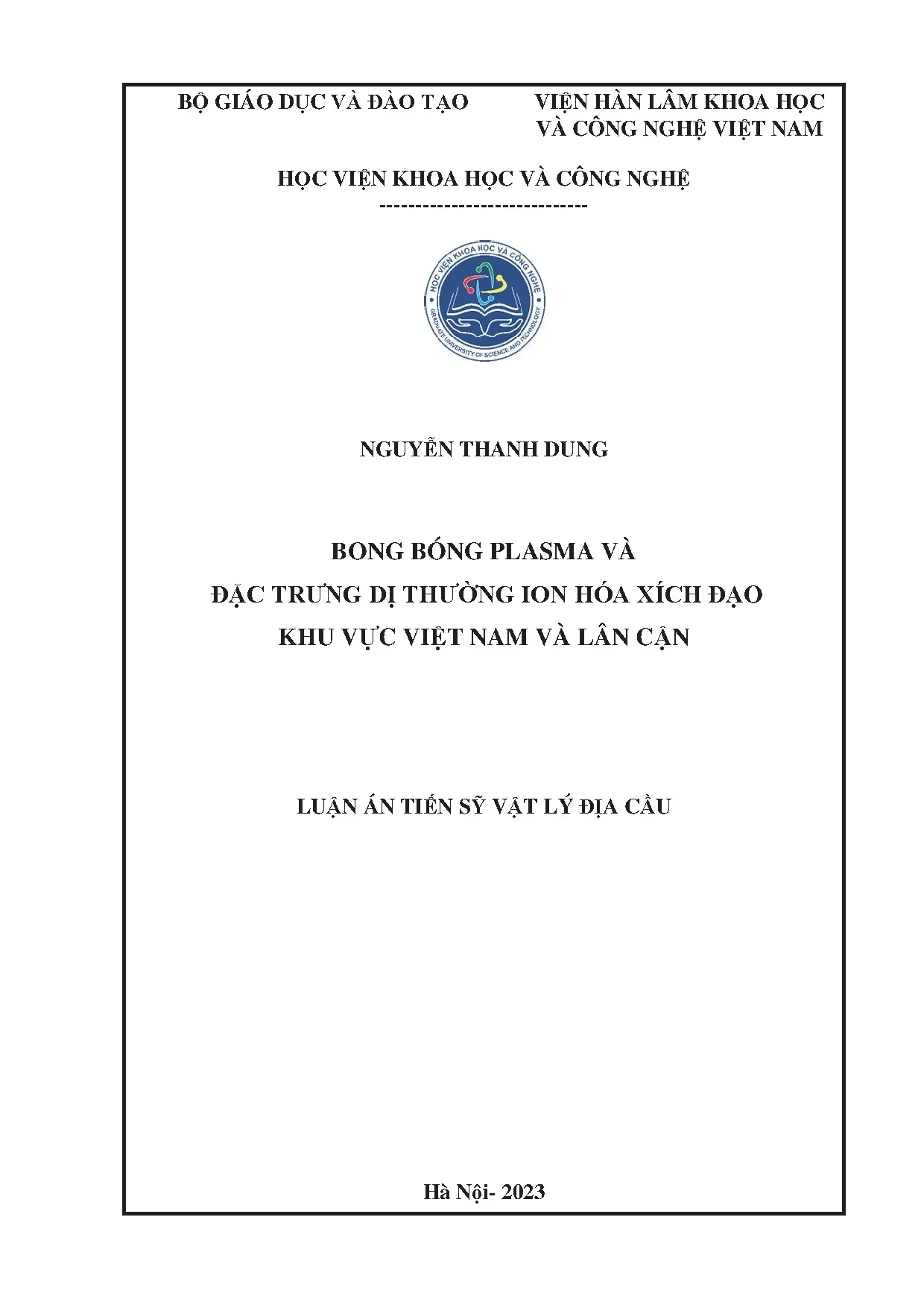Bong bóng plasma và đặc trưng dị thường ion hóa xích đạo khu