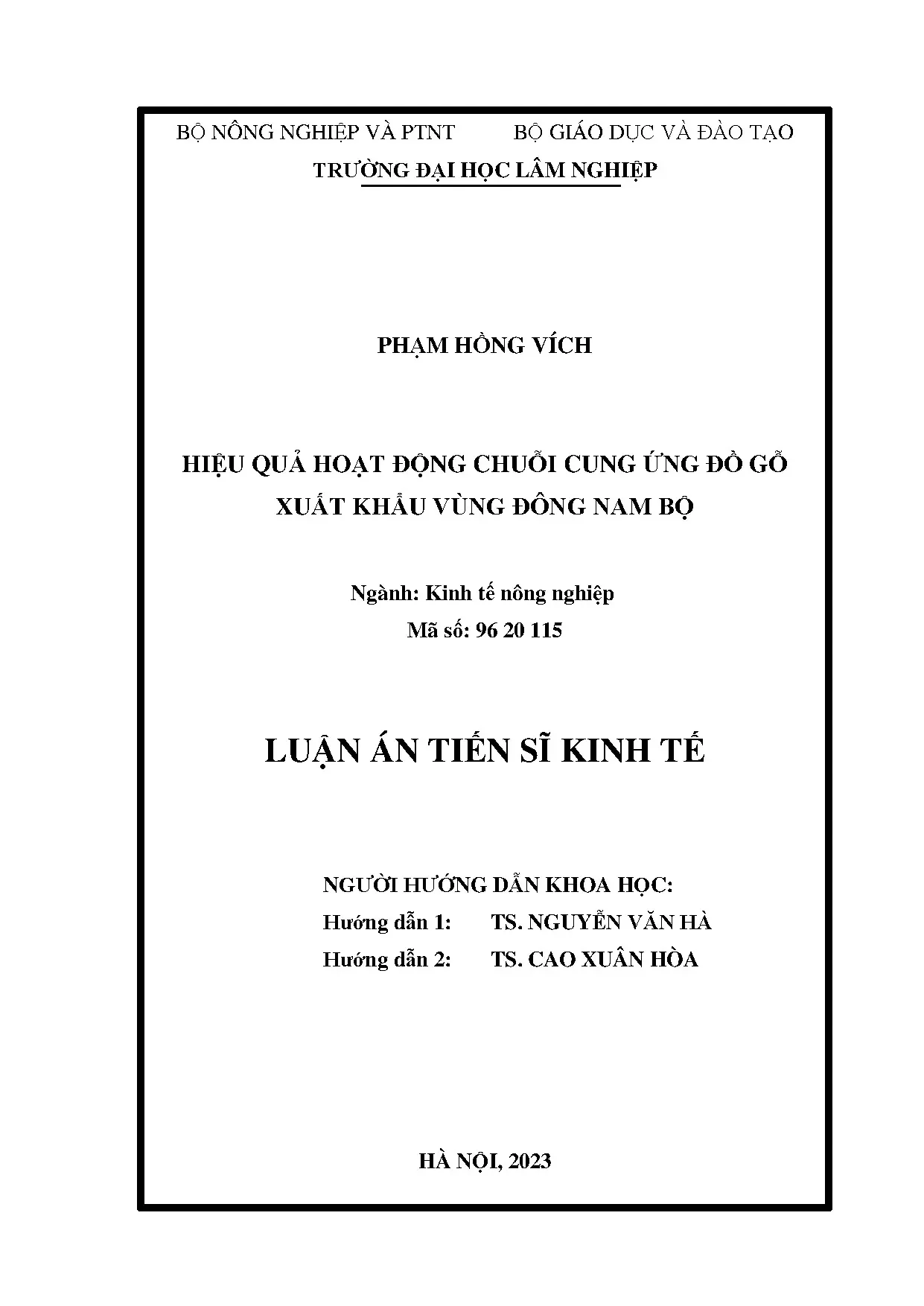 Hiệu quả chuỗi cung ứng đồ gỗ xuất khẩu Đông Nam Bộ
