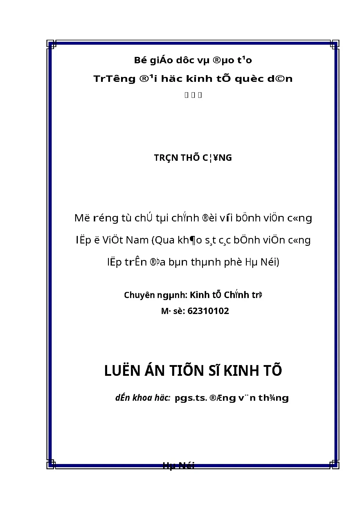 Mở rộng tự chủ tài chính đối với bệnh viện công lập ở Việt Nam