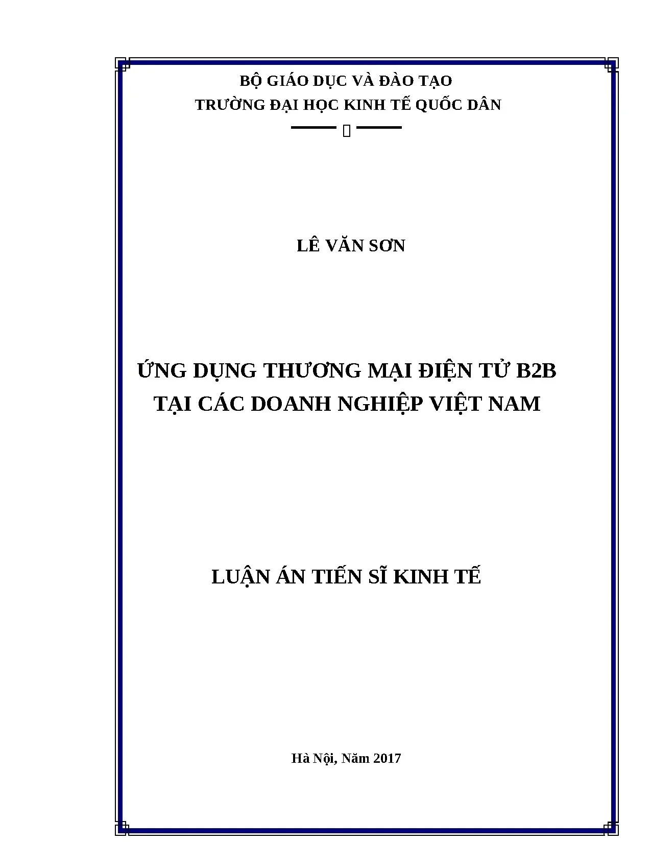 Ứng dụng thương mại điện tử b2b tại các doanh nghiệp việt na