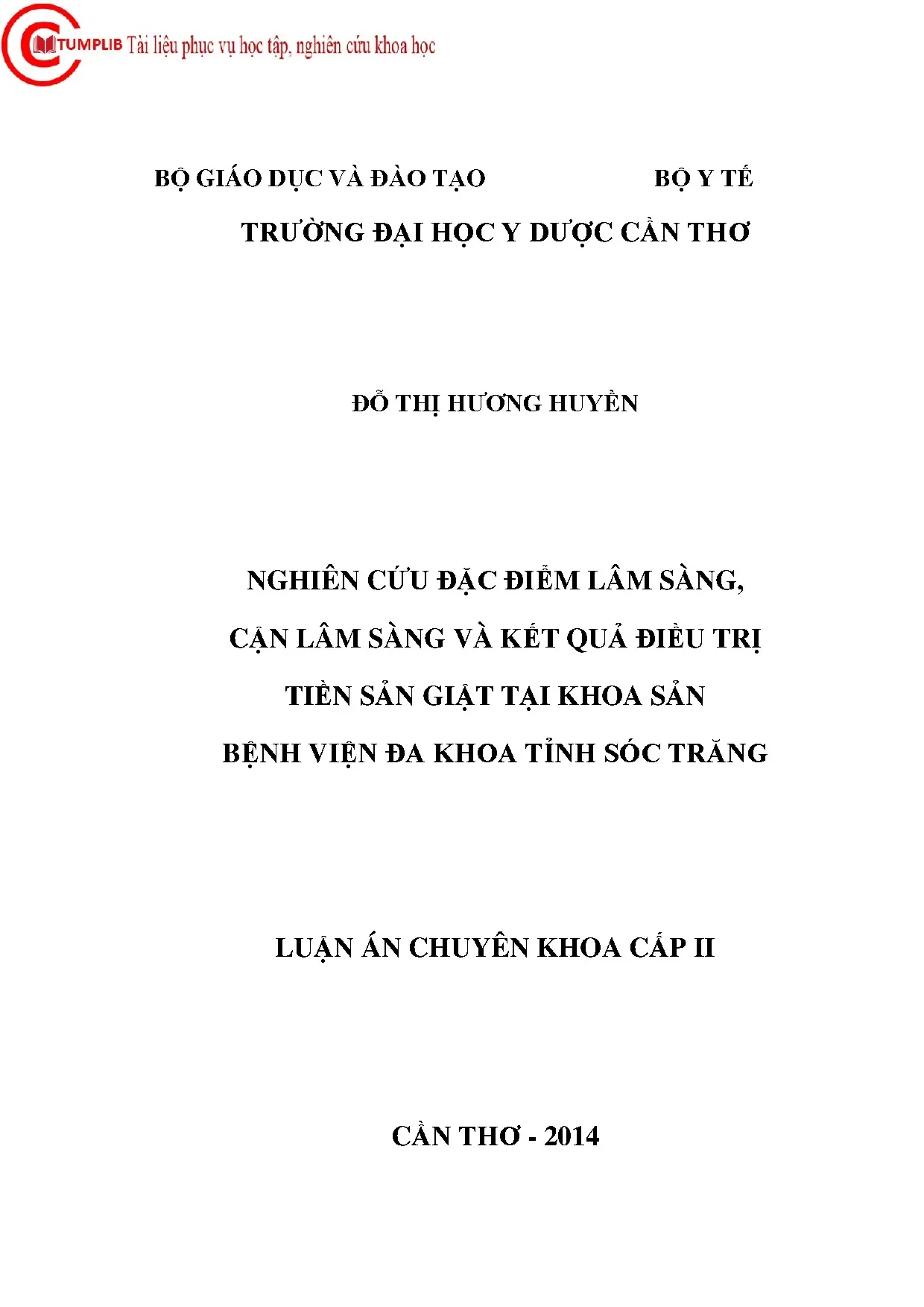 Đặc điểm, cận lâm sàng và điều trị tiền sản giật tại Sóc Trăng