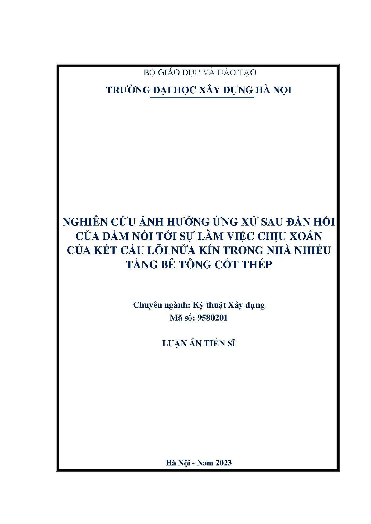 Nghiên cứu ảnh hưởng ứng xử sau đàn hồi của dầm nối tới sự l