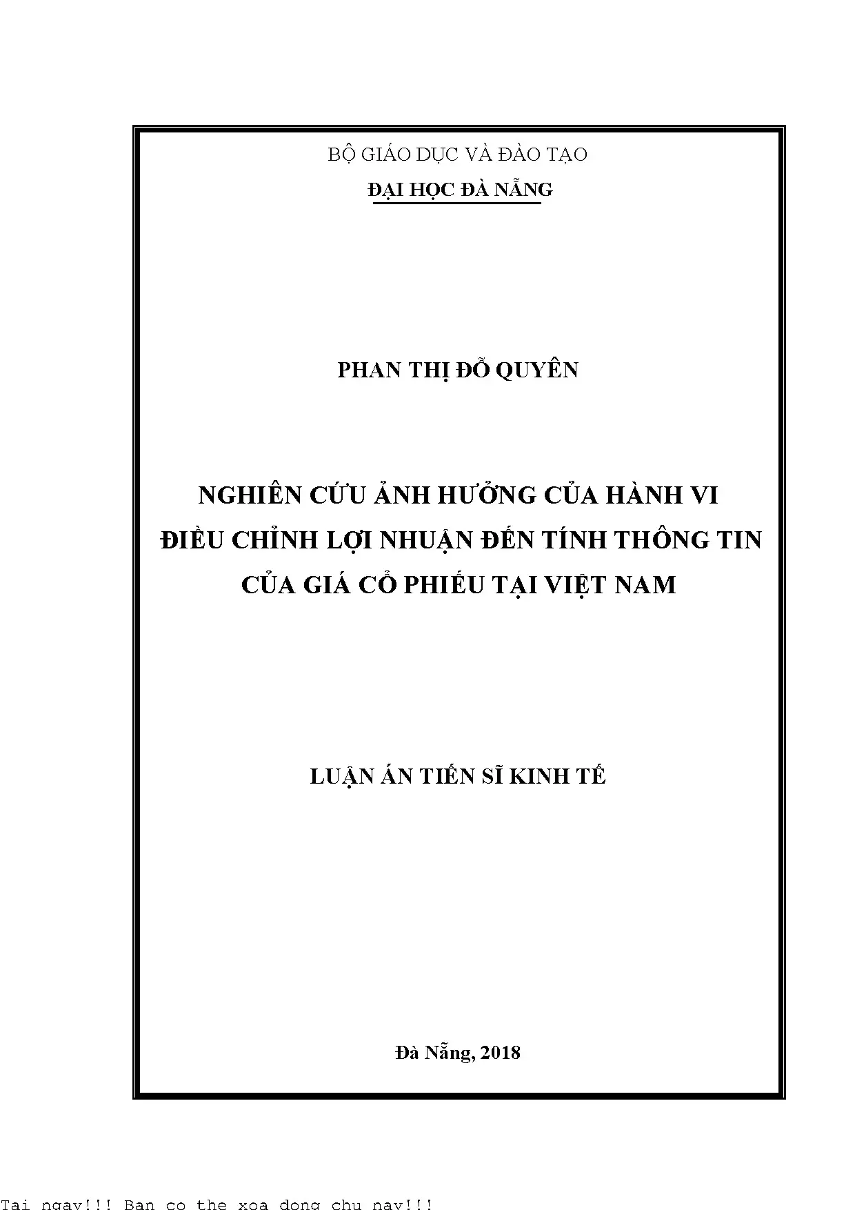 Nghiên cứu ảnh hưởng của hành vi điều chỉnh lợ