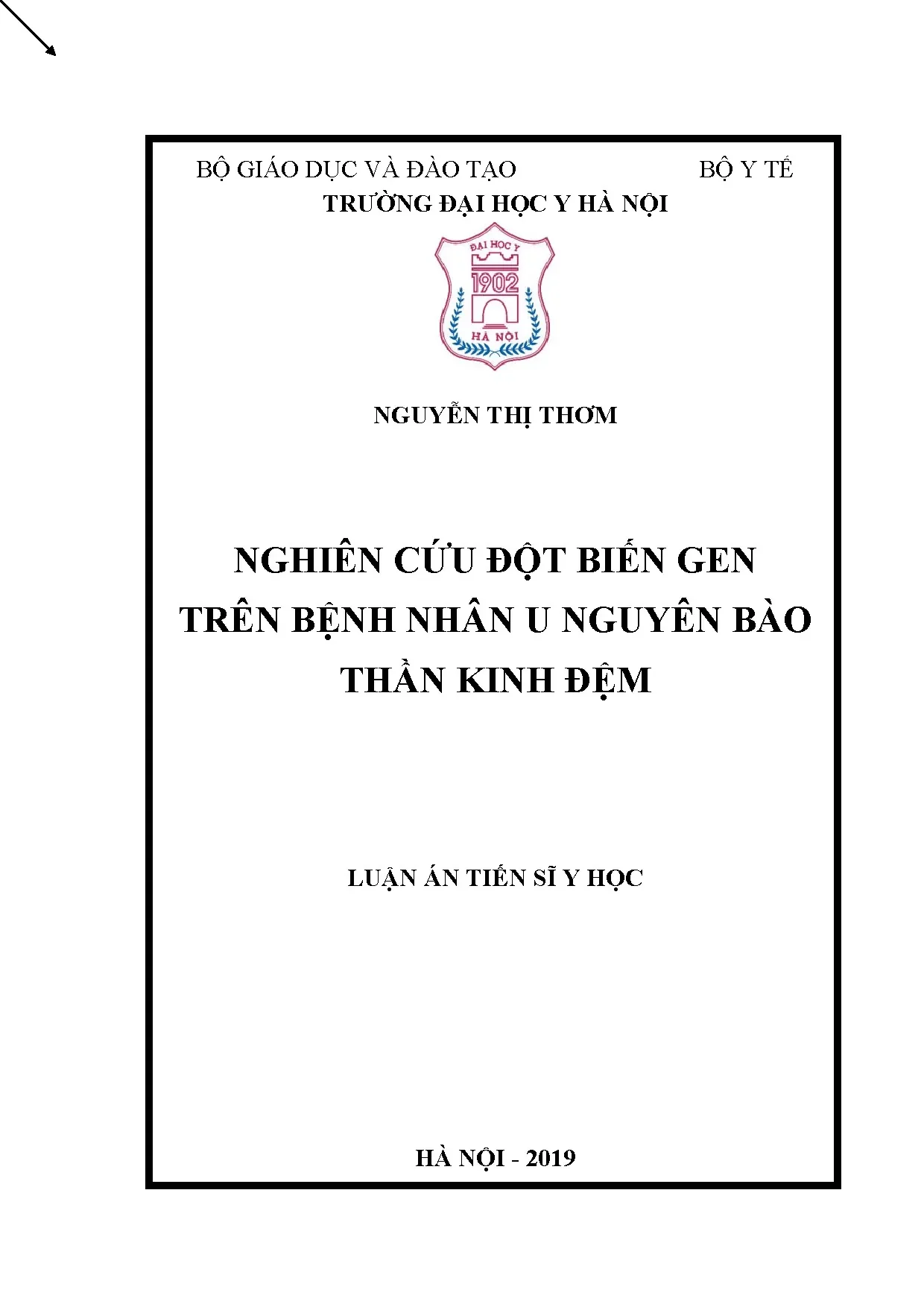 Nghiên cứu đột biến gen trên bệnh nhân u nguyên bào thần kinh đệm